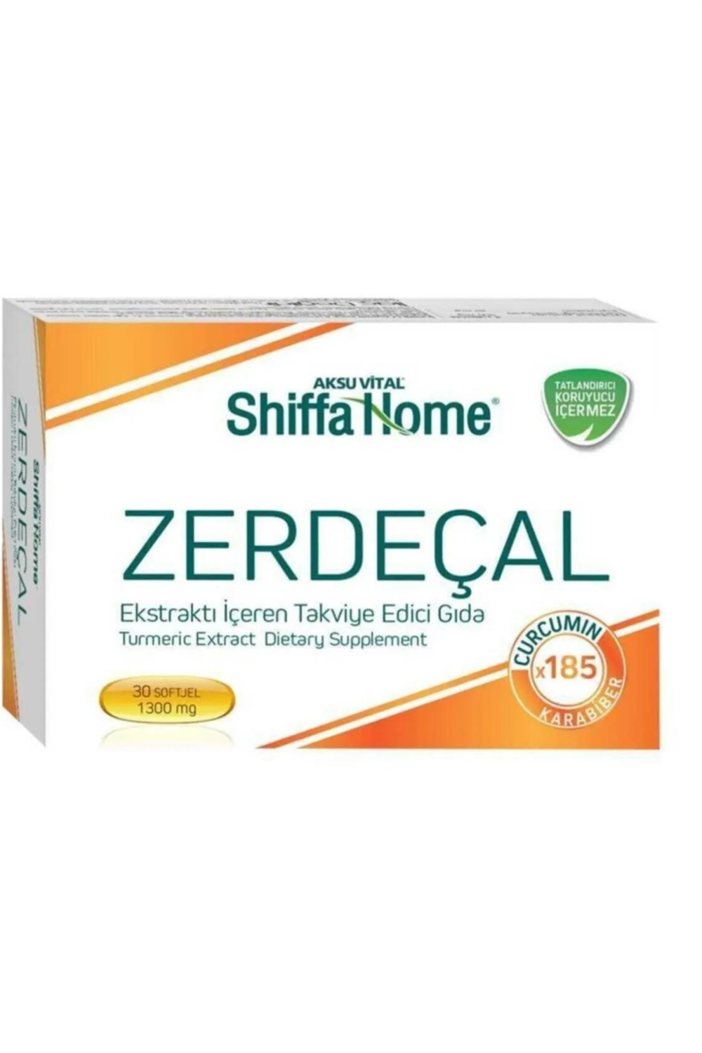 Shiffa Home Zerdeçal Curcumin 1300 mg 30 Yumuşak Kapsül
