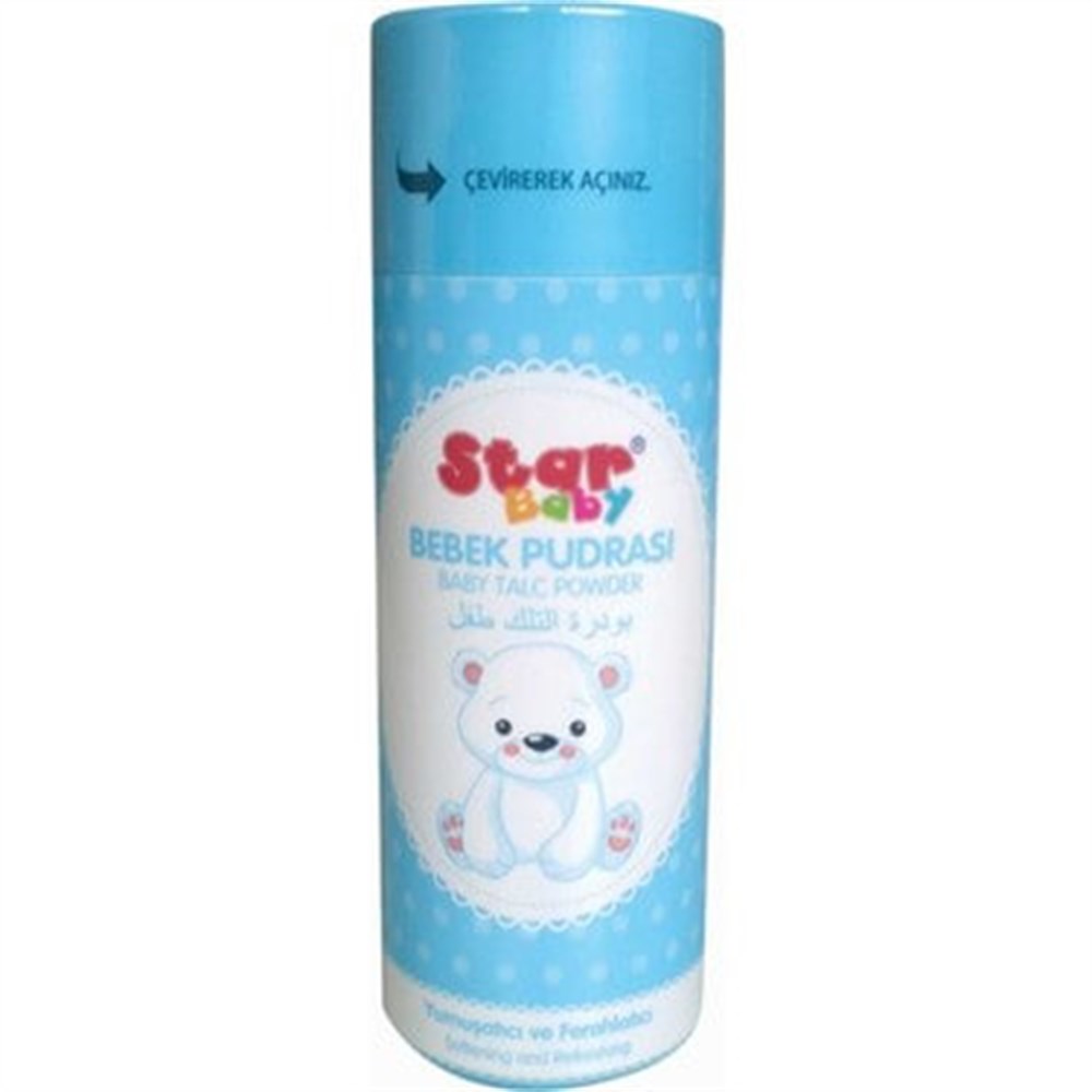 Star Baby Bebek Pudrası Mavi Erkek 100 gr