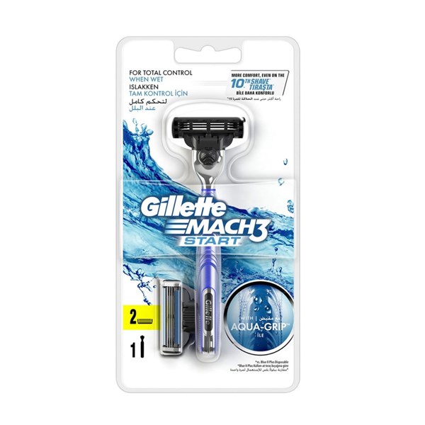 Gillette Mach3 Start Aqua-Grip Razor-LeylekKapida.com