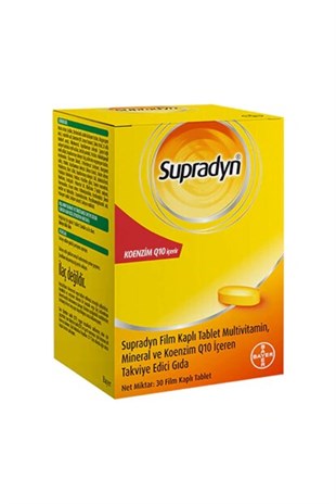 Supradyn Coenzyme Q10 30 Tablets-LeylekKapida.com