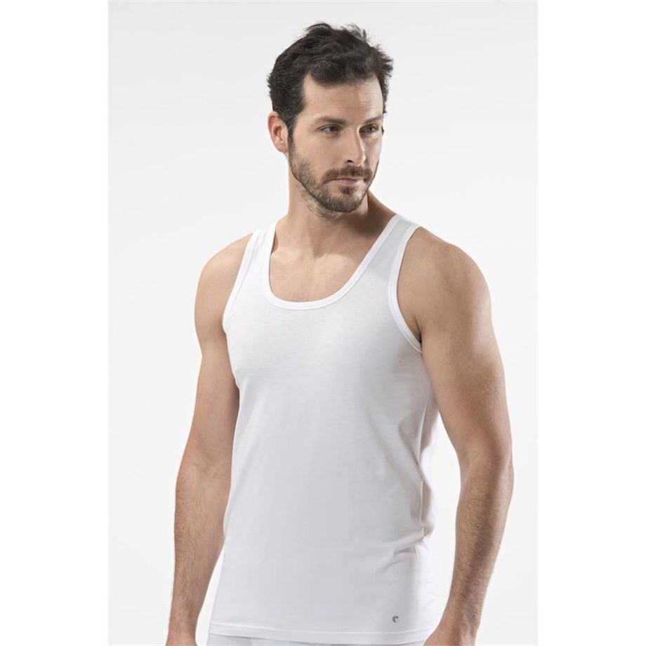 Cacharel 1101 Erkek Atlet  - Beyaz