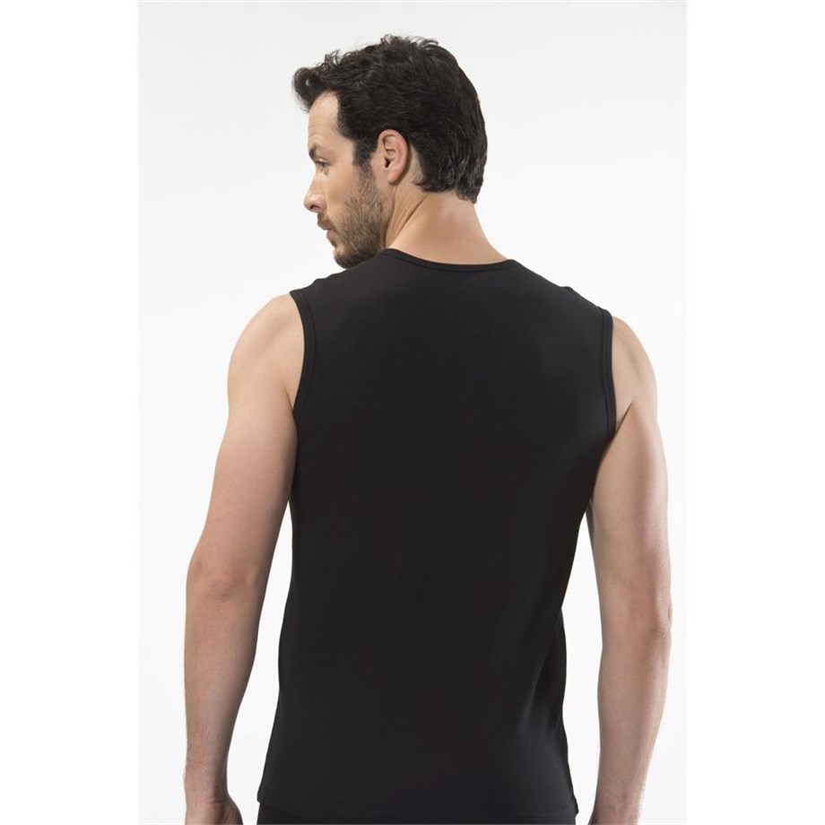 Cacharel 1303 Spor Erkek Bisiklet Yaka - Siyah