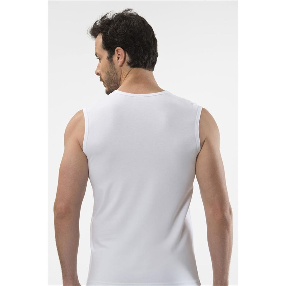 Cacharel 1304 Spor Erkek V Yaka - Beyaz