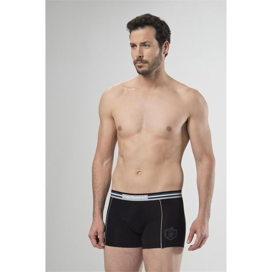 Cacharel 1323 İkili Boxer - Beyaz/Siyah