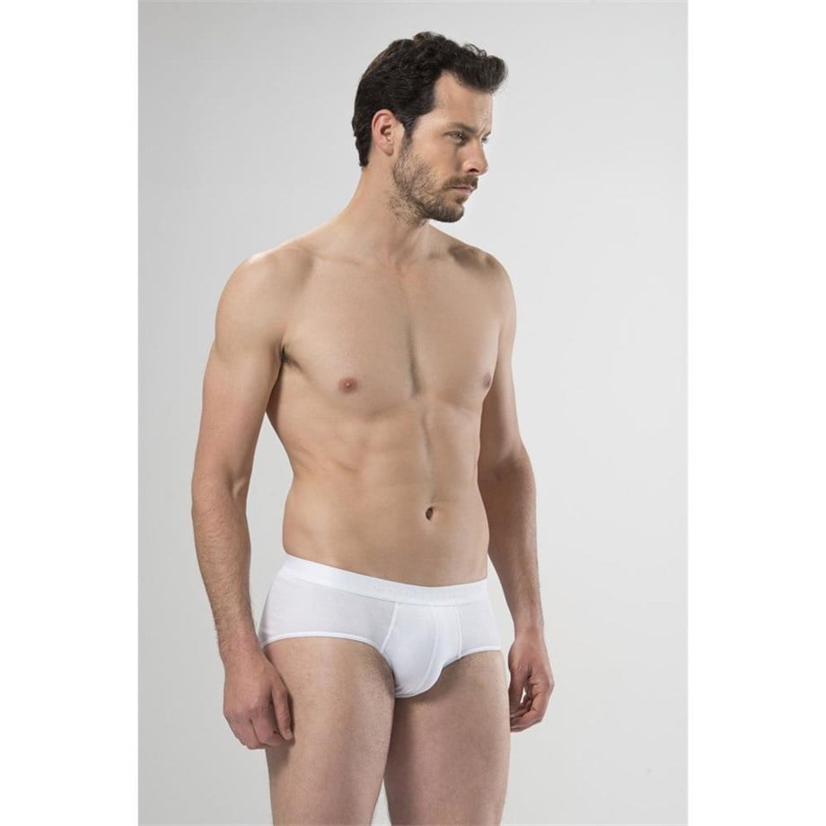 Cacharel 1503 İkili Erkek Slip (Ribana)  - BeyazSliplerCACHAREL