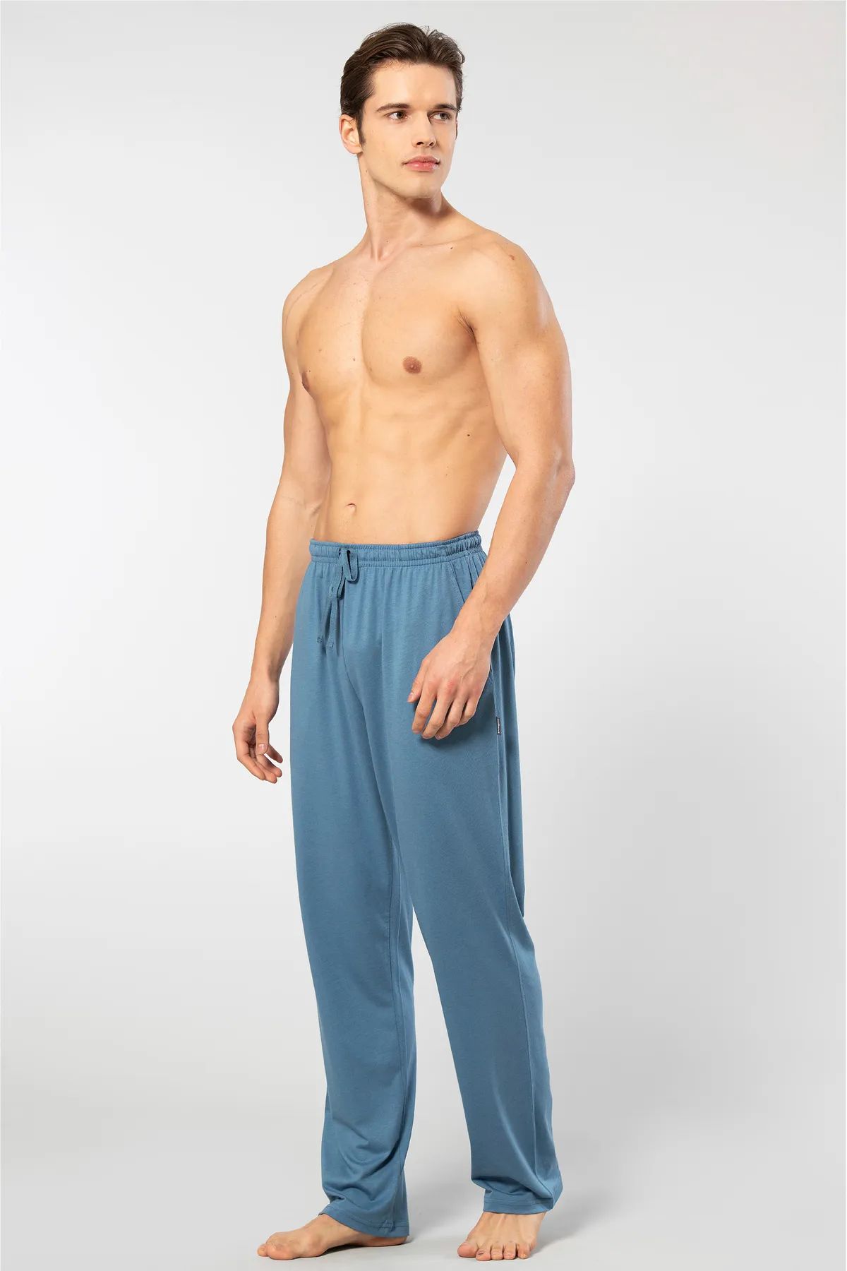 Cacharel 2171 Erkek Modal Tek Pijama Altı-İndigo