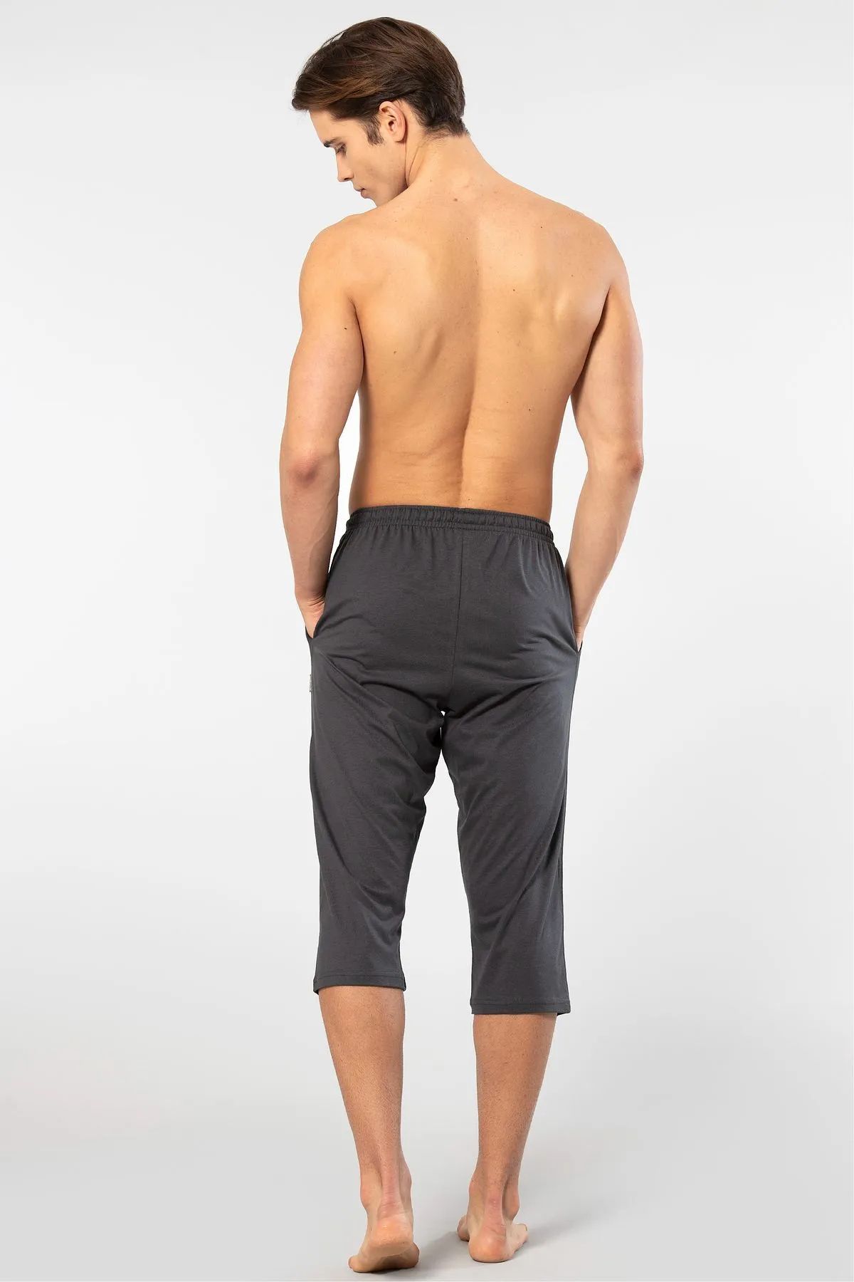 Cacharel 2233 Erkek Modal Tek Kapri Pijama Altı-Antrasit