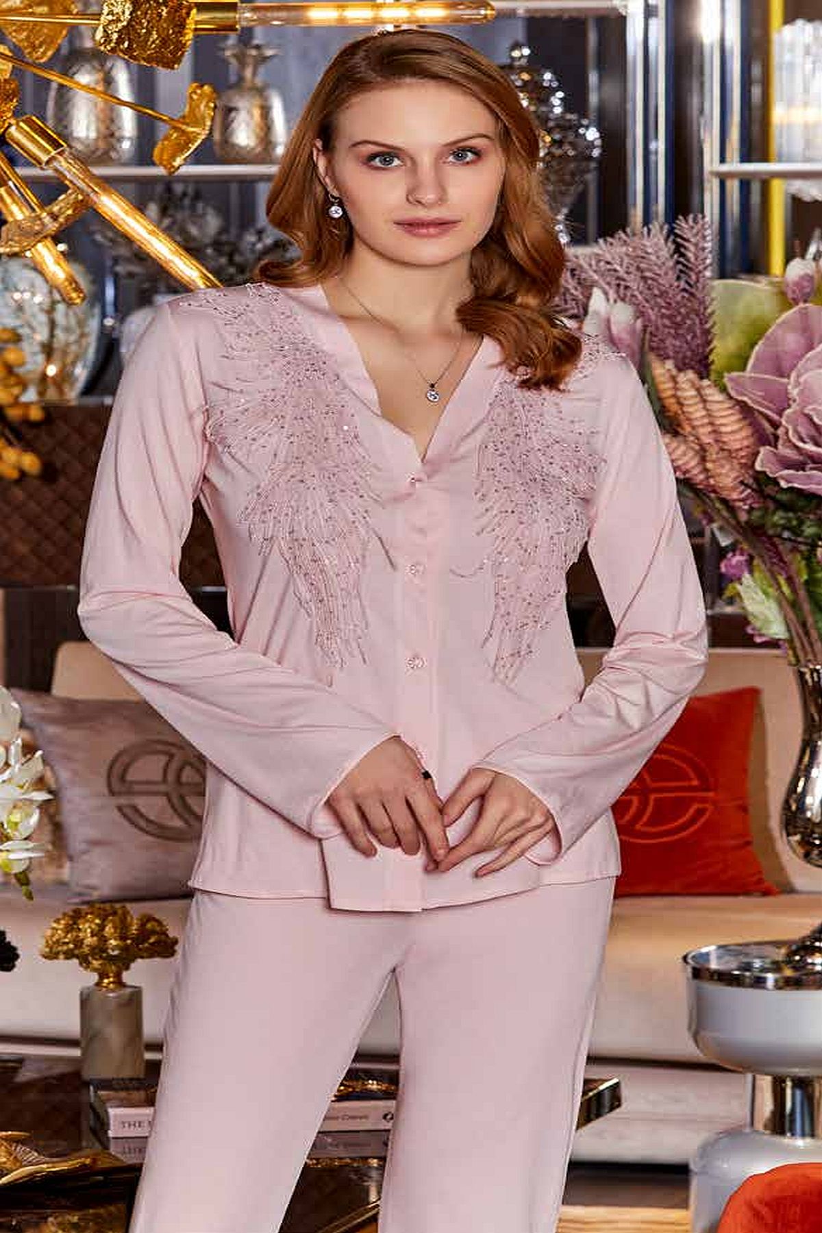 Çeyizlik Dantelli Penye 6lı Set
