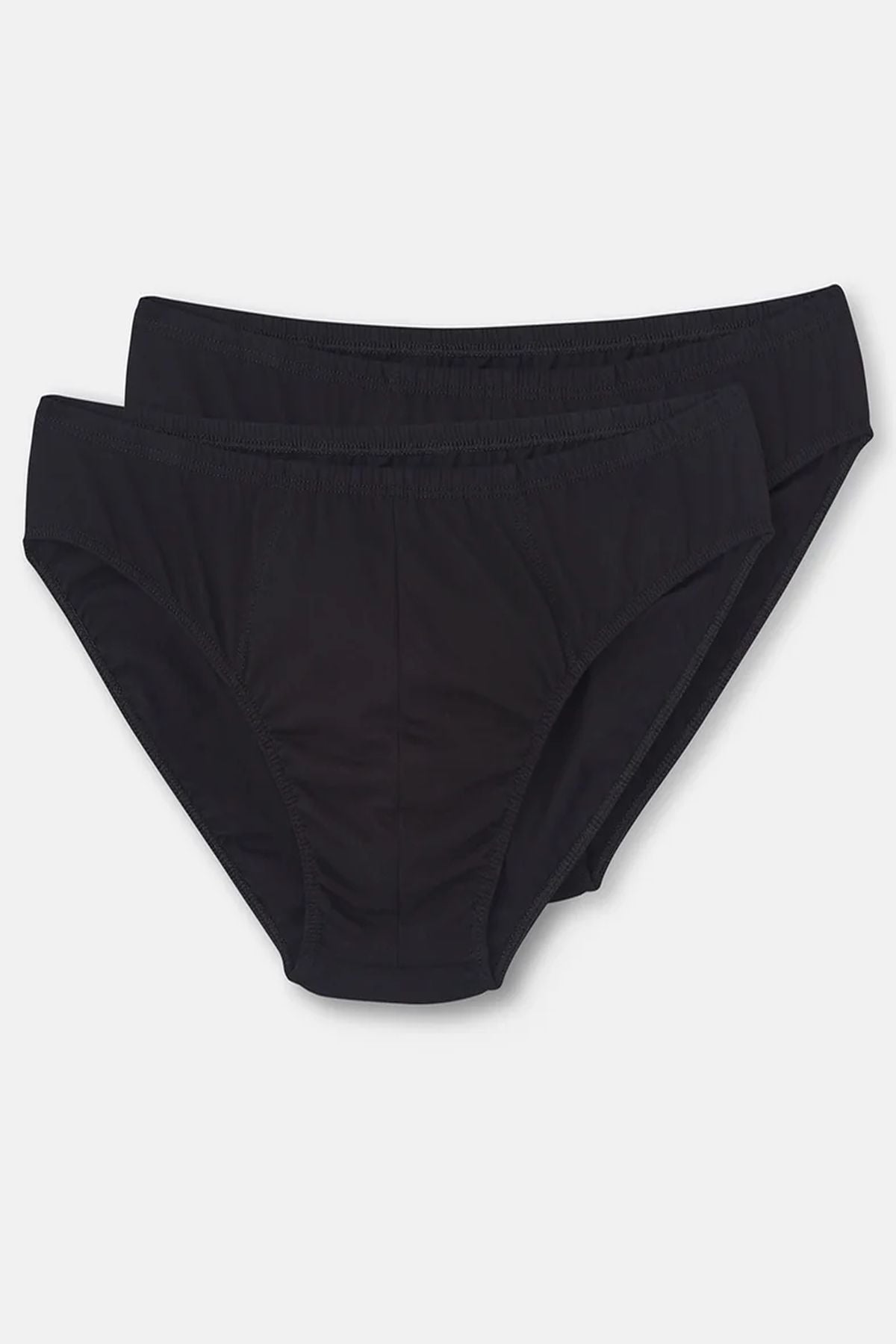Dagi 1191 Erkek 2li %100 Pamuk Slip Külot-Siyah