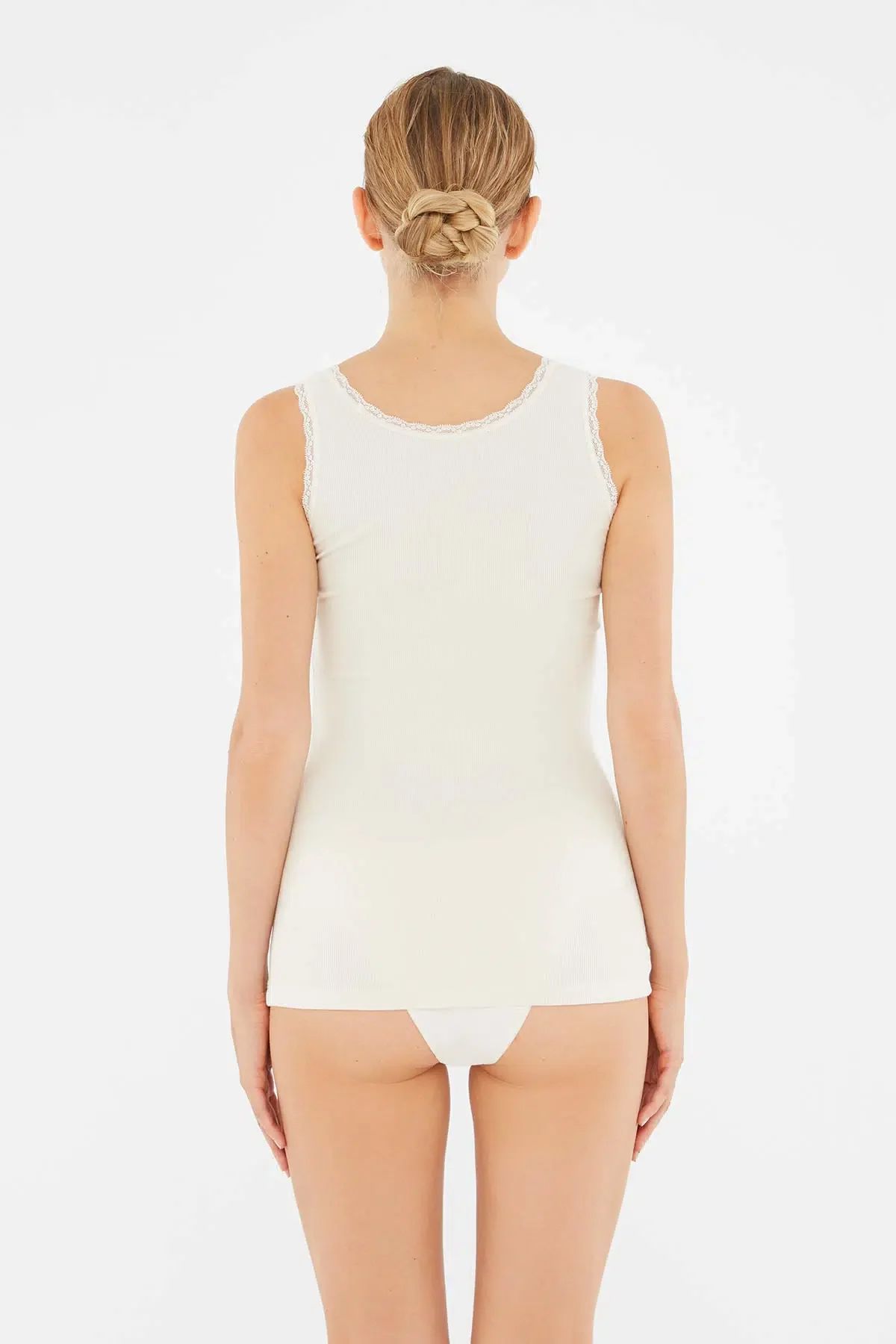 Dagi 5010 Kadın 2li Kalın Askılı Kaşkorse-Ekru