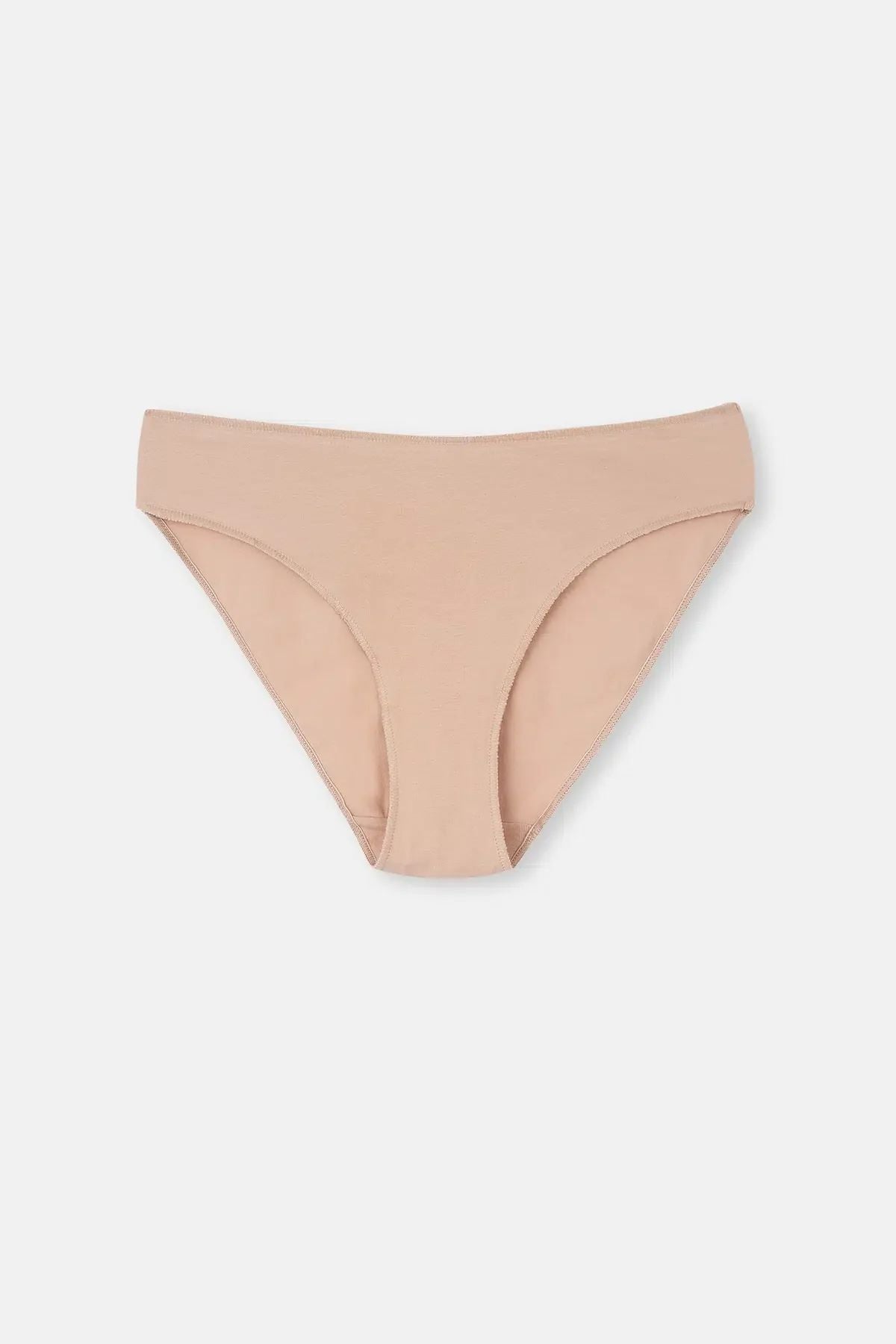 Dagi 5115KC Kadın 5li Yüksek Bel Slip Külot-Siyah&Beyaz&Ten