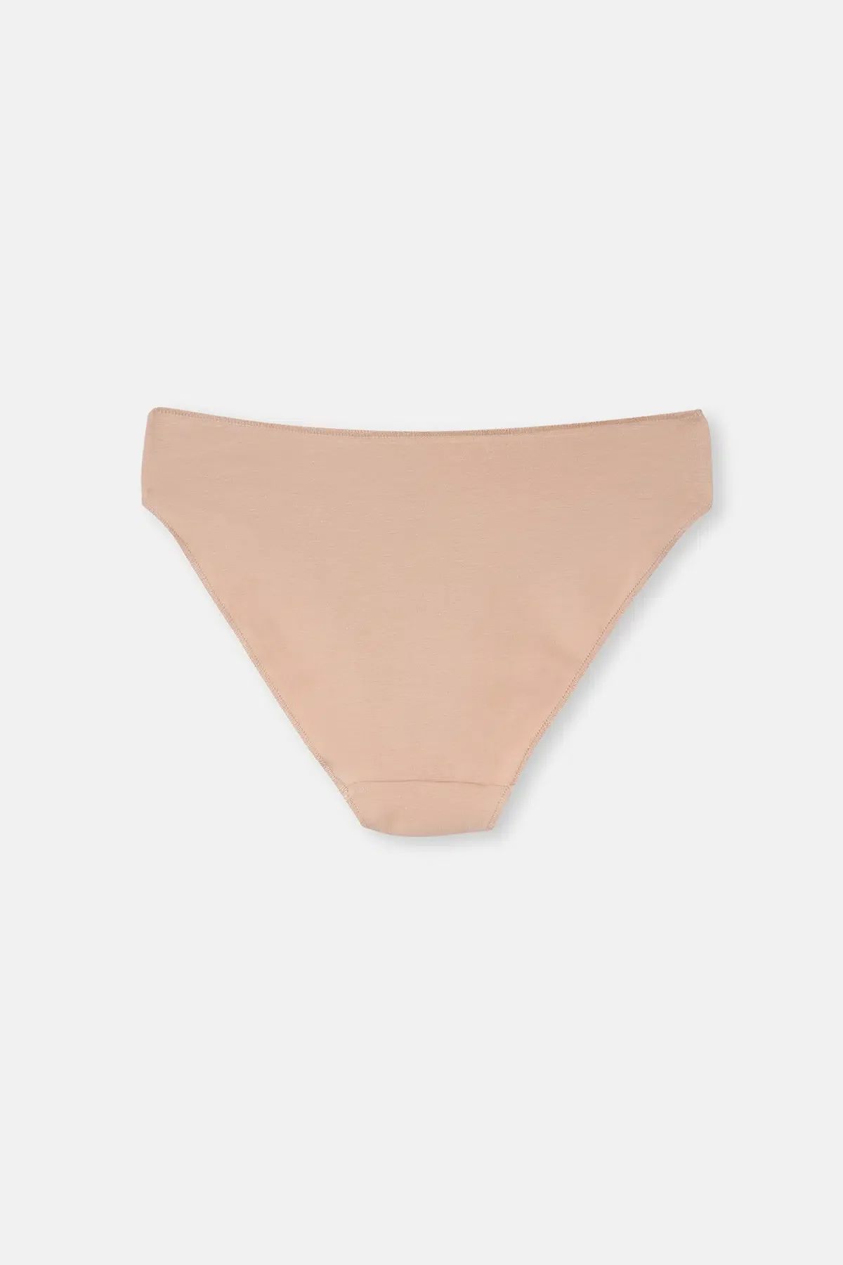 Dagi 5115KC Kadın 5li Yüksek Bel Slip Külot-Siyah&Beyaz&Ten