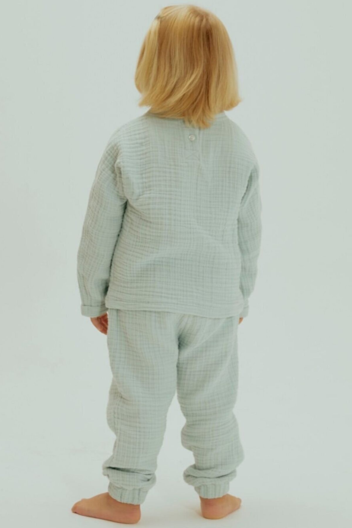 Erkek Çocuk Organik Pamuk Müslin Pijama Takımı