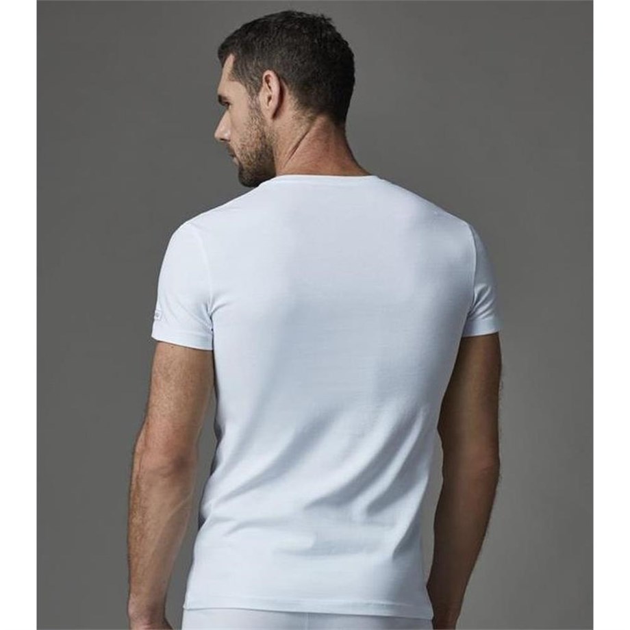 Eros ERS004 Compact O Yaka Erkek T-Shirt (İkili Paket) - Beyaz