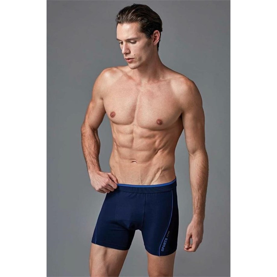 Eros ERS014 Compact Renkli Boxer - LacivertAtletlerEROS