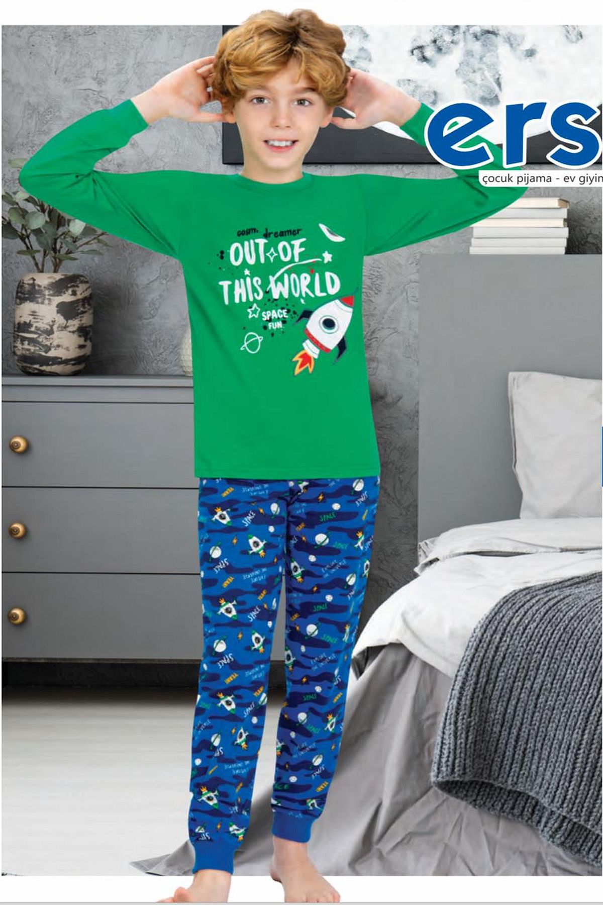 PijamalarErsoy 705U Erkek Çocuk Uzun Kollu Pijama Takımı-Yeşil | Pijamapazari.comErsoy 705U Erkek Çocuk Uzun Kollu Pijama Takımı-Yeşil