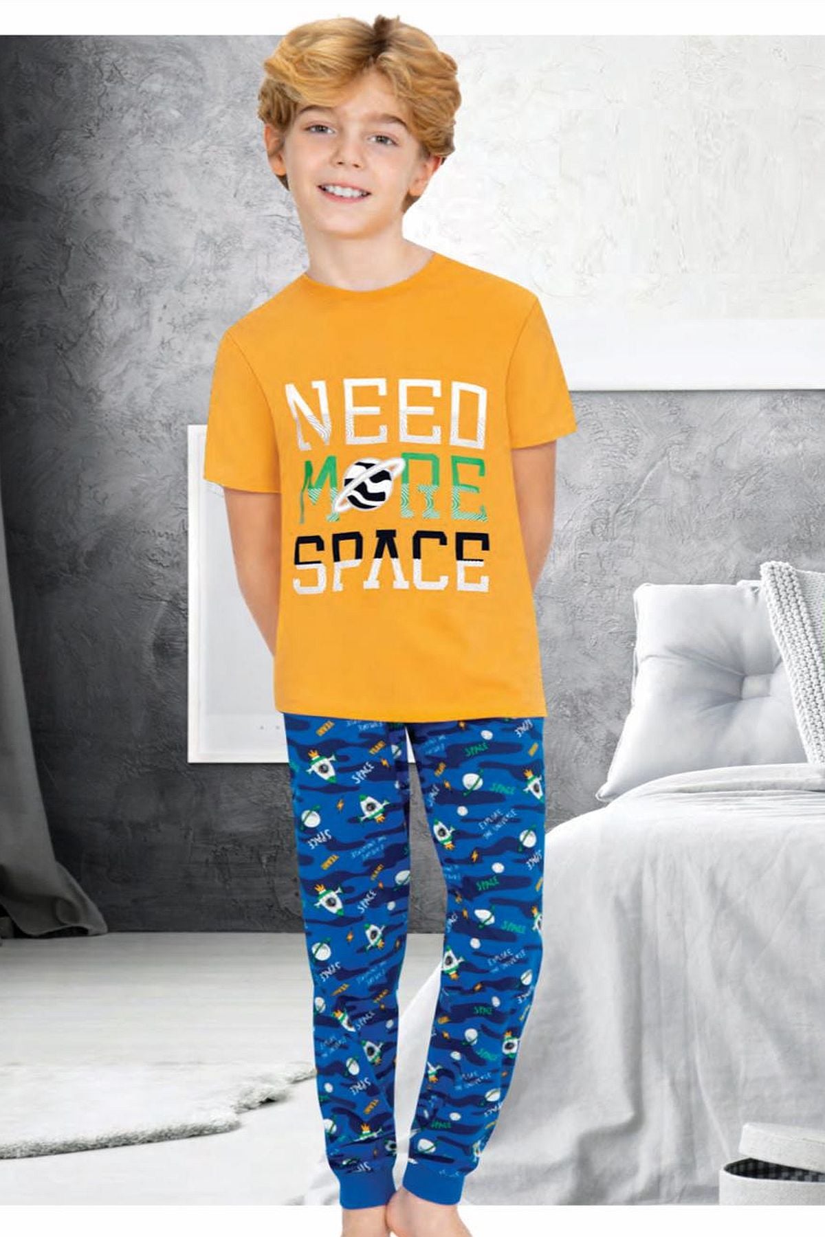 PijamalarErsoy 707K Erkek Çocuk Kısa Kollu Pijama Takımı-Hardal | Pijamapazari.comErsoy 707K Erkek Çocuk Kısa Kollu Pijama Takımı-Hardal