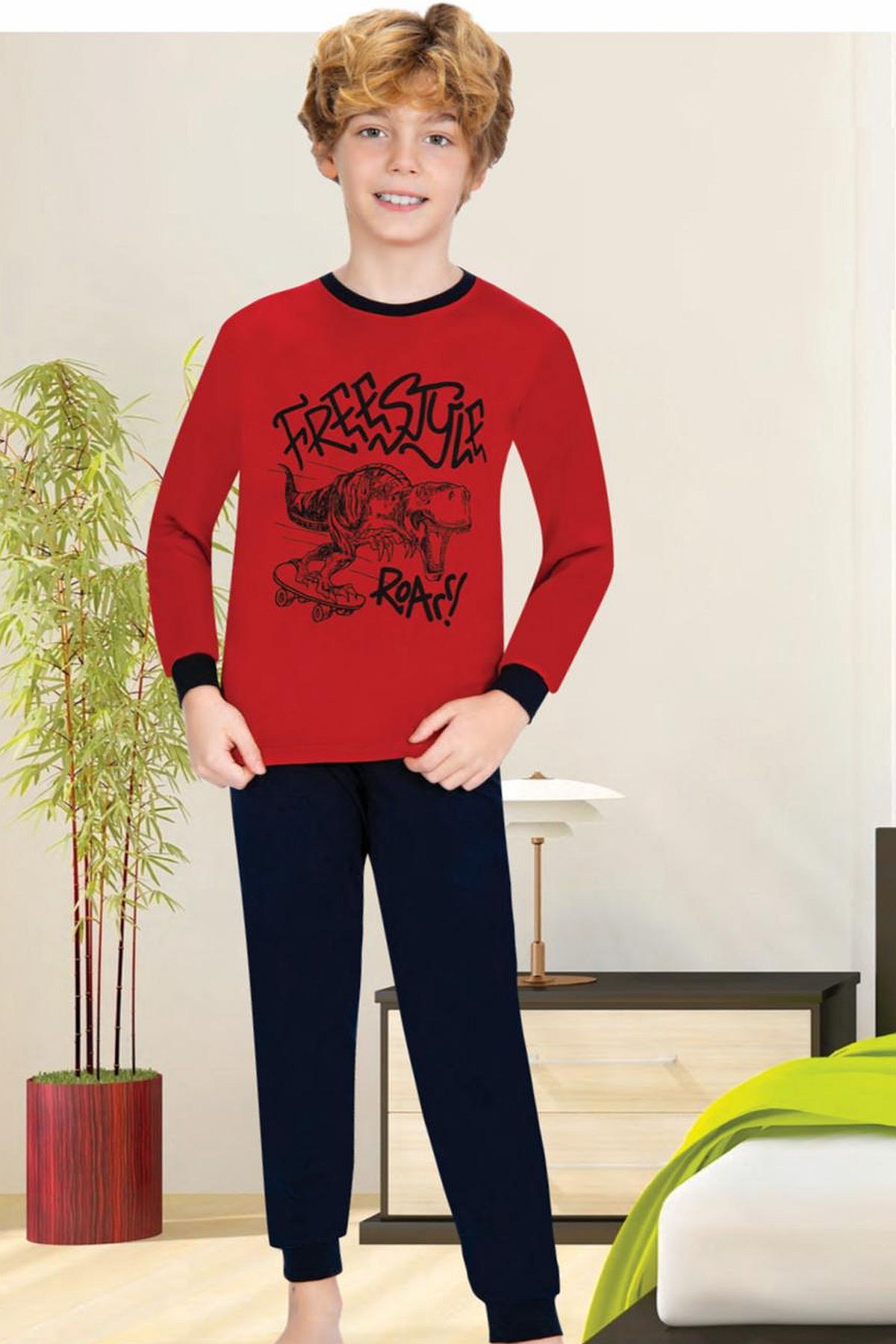 PijamalarErsoy 711GU Erkek Çocuk Garson Boy Uzun Kollu Pijama Takımı-Kırmızı | Pijamapazari.comErsoy 711GU Erkek Çocuk Garson Boy Uzun Kollu Pijama Takımı-Kırmızı