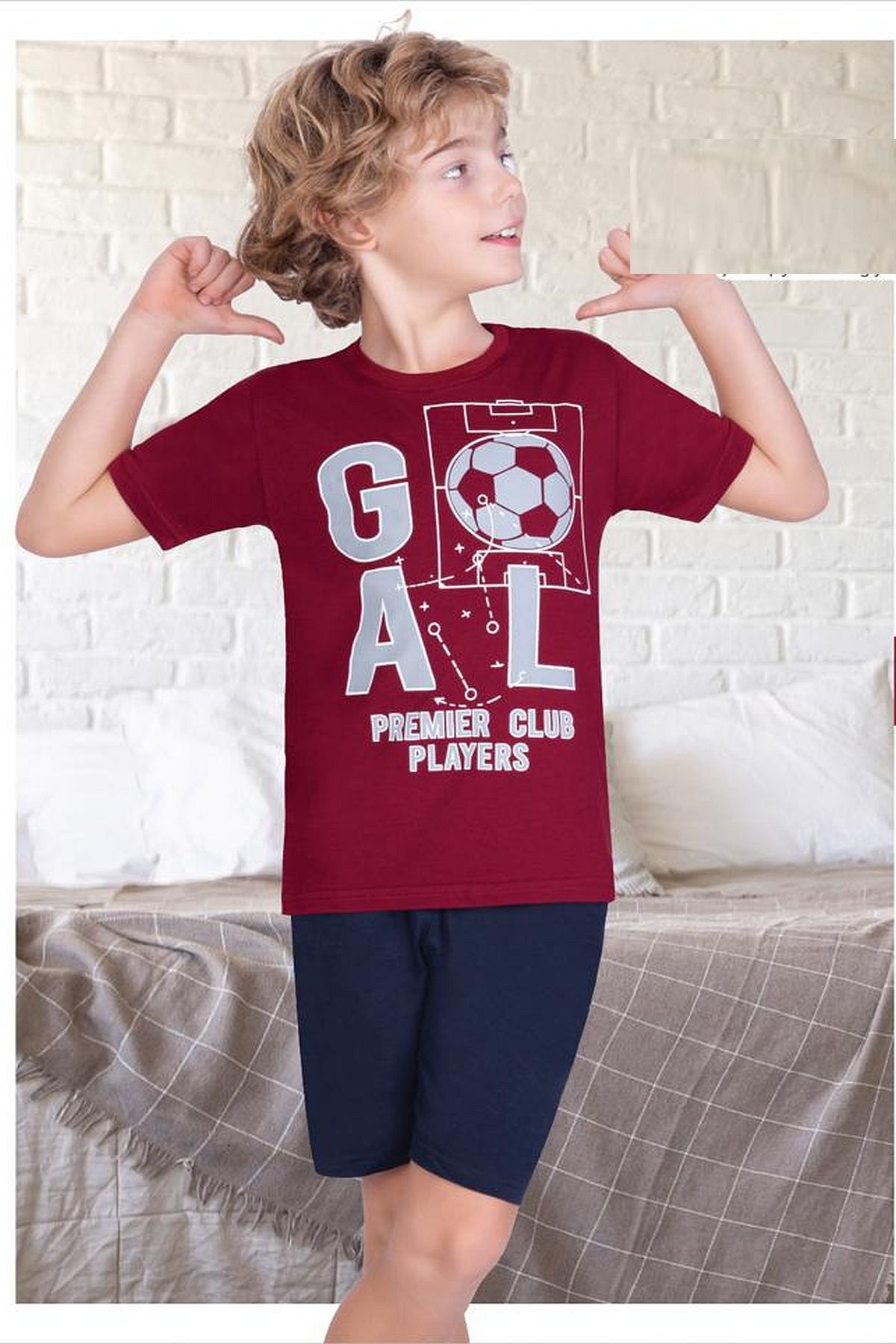Uyku GiyimErsoy 842 Erkek Çocuk Kısa Kollu Şortlu Pijama Takımı-Bordo | Pijamapazari.comErsoy 842 Erkek Çocuk Kısa Kollu Şortlu Pijama Takımı-Bordo