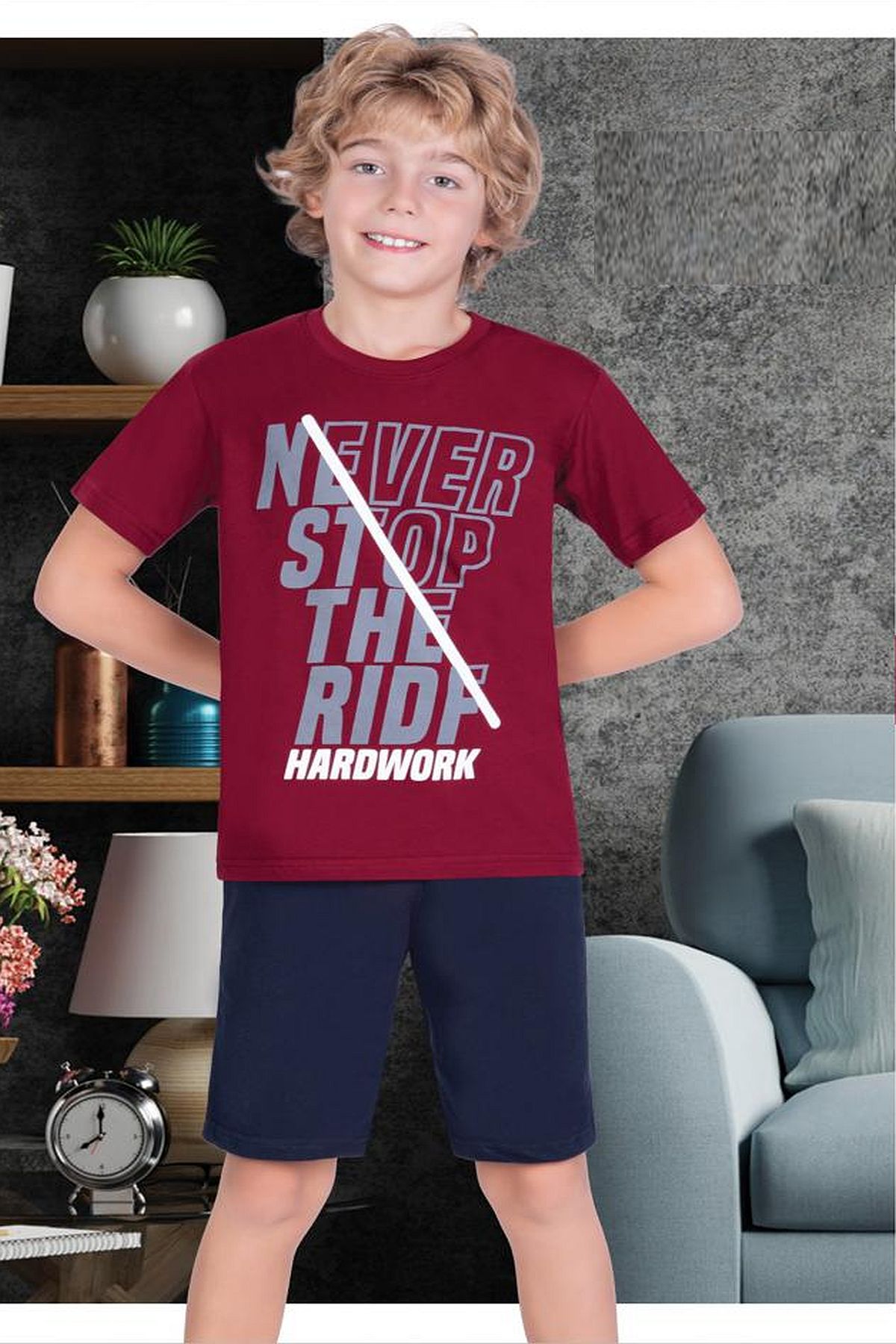 Uyku GiyimErsoy 845 Erkek Çocuk Kısa Kollu Şortlu Pijama Takımı-Bordo | Pijamapazari.comErsoy 845 Erkek Çocuk Kısa Kollu Şortlu Pijama Takımı-Bordo