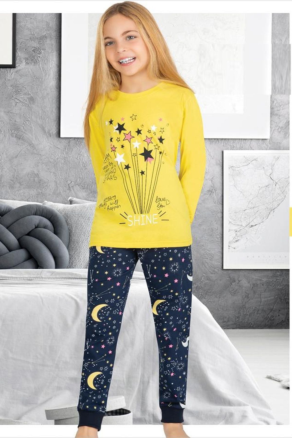 Uyku GiyimErsoy 850 Kız Çocuk Uzun Kollu Pijama Takımı-Sarı | Pijamapazari.comErsoy 850 Kız Çocuk Uzun Kollu Pijama Takımı-Sarı