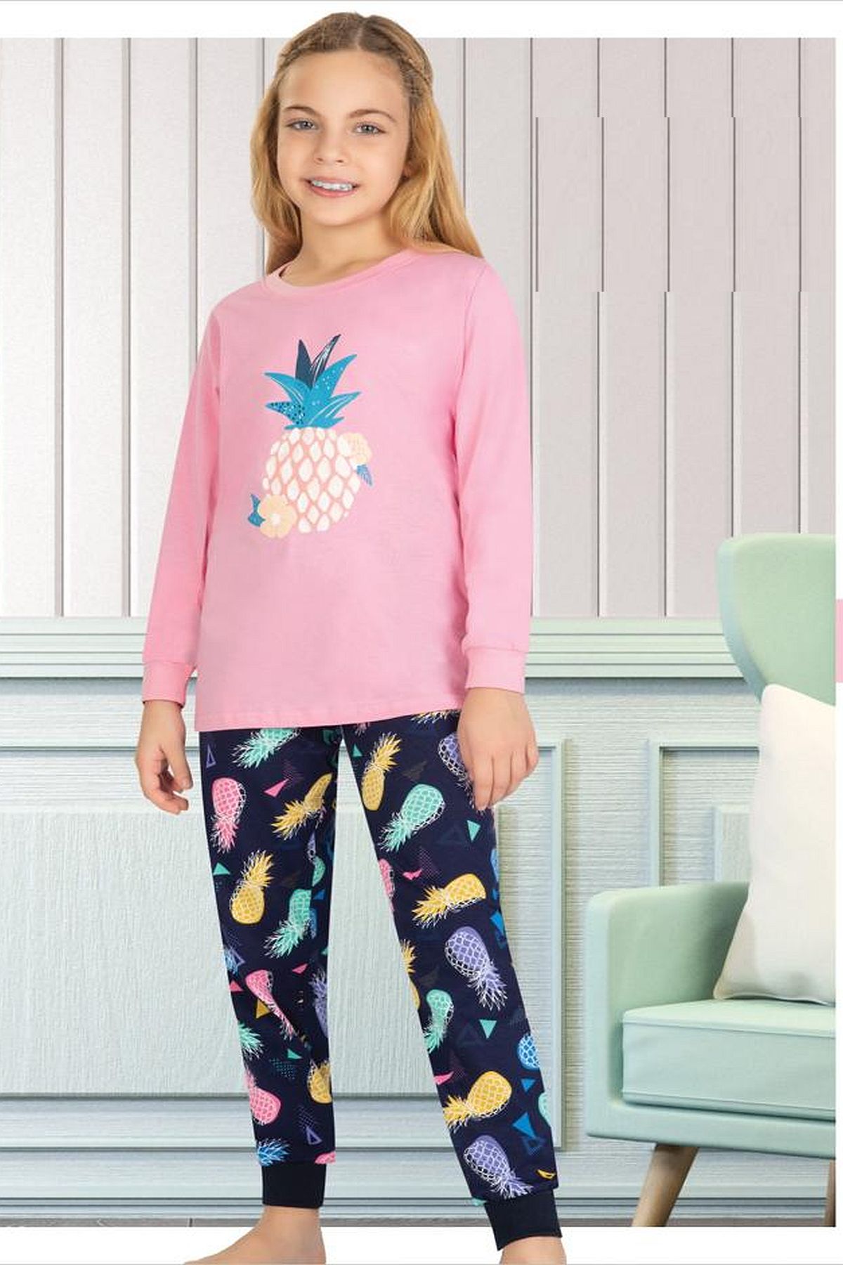 Uyku GiyimErsoy 852G Kız Çocuk Garson Boy Uzun Kollu Pijama Takımı-Pembe | Pijamapazari.comErsoy 852G Kız Çocuk Garson Boy Uzun Kollu Pijama Takımı-Pembe
