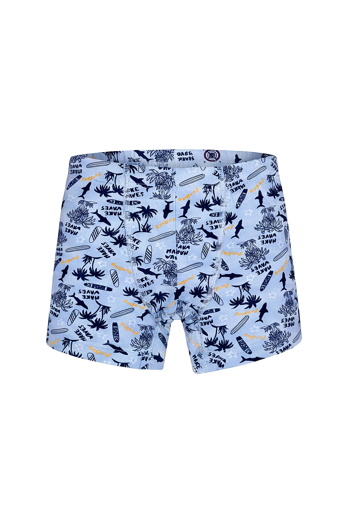 İlke 344 Erkek Çocuk 12li Desenli Boxer-Desenli