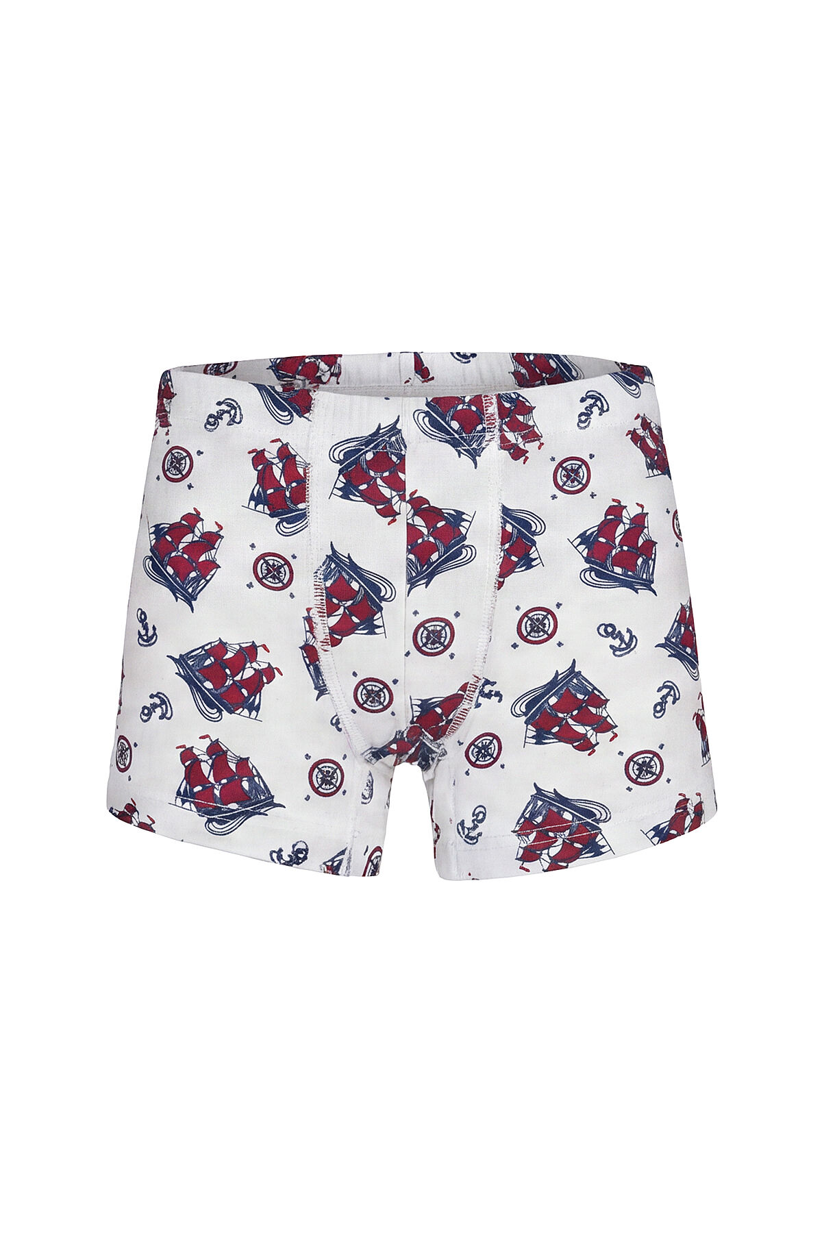 İlke 344 Erkek Çocuk 12li Desenli Boxer-Desenli