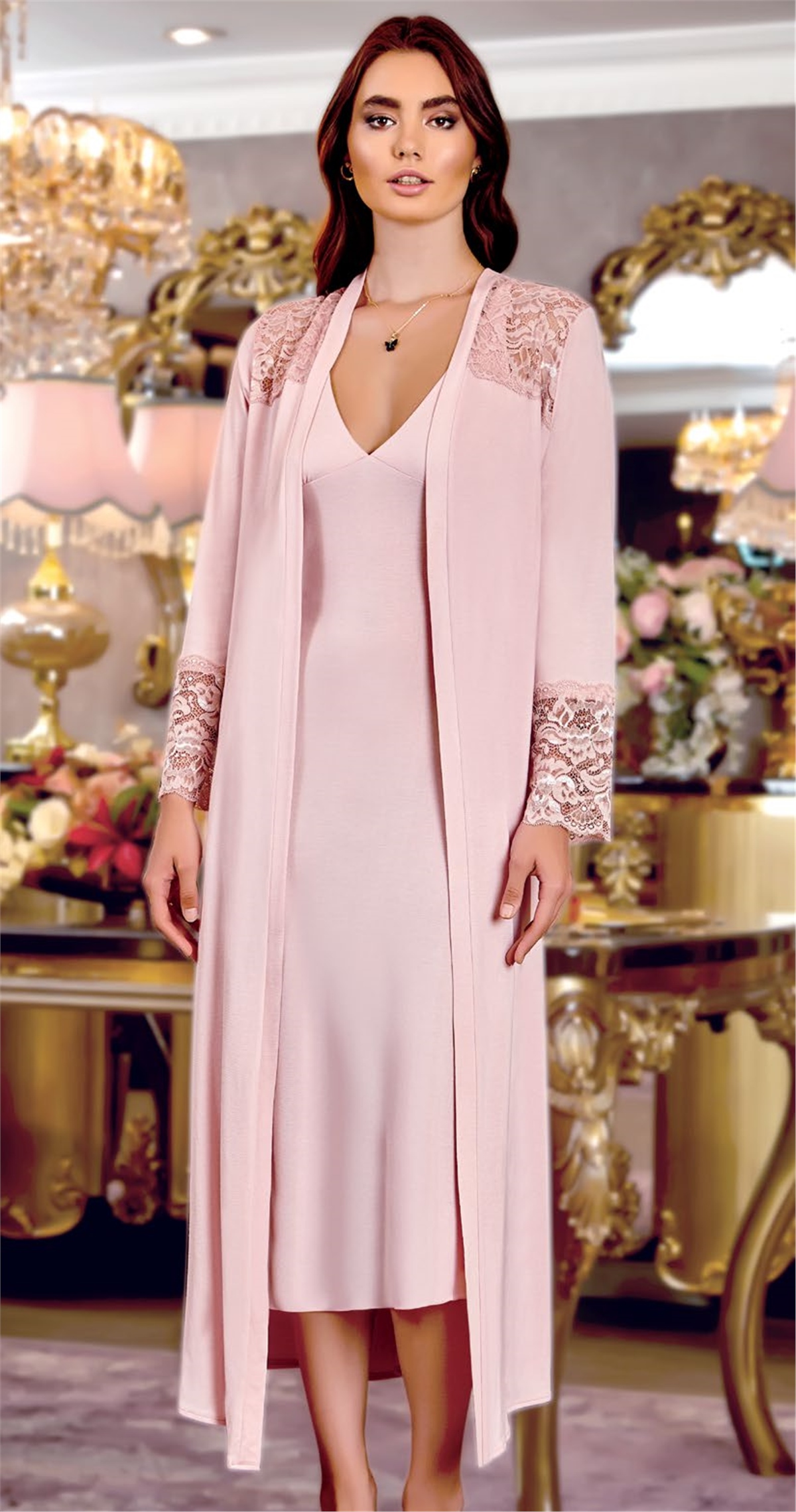 Jeremi 110 Çeyizlik Penye 6lı Set-Pudra