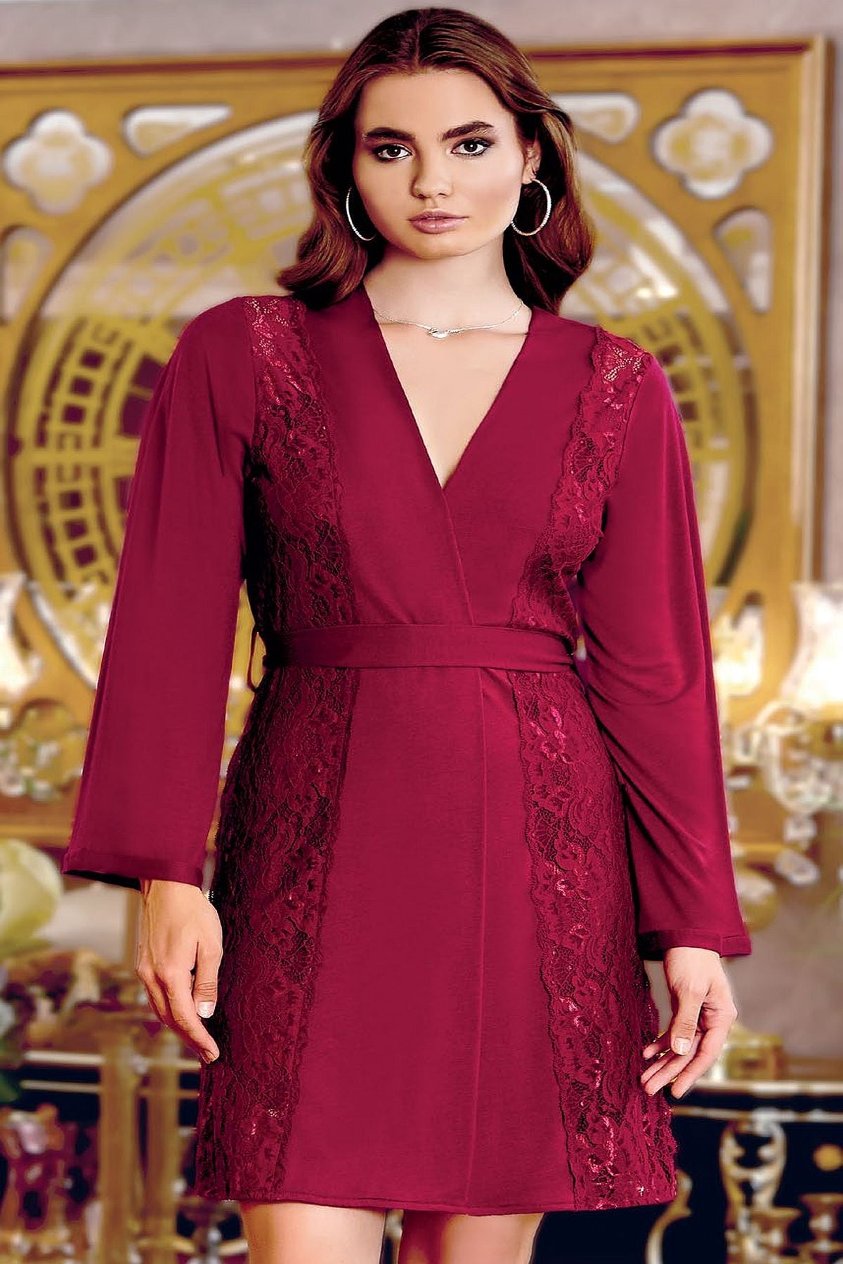 Jeremi 115 Çeyizlik Penye 6lı Set-Bordo