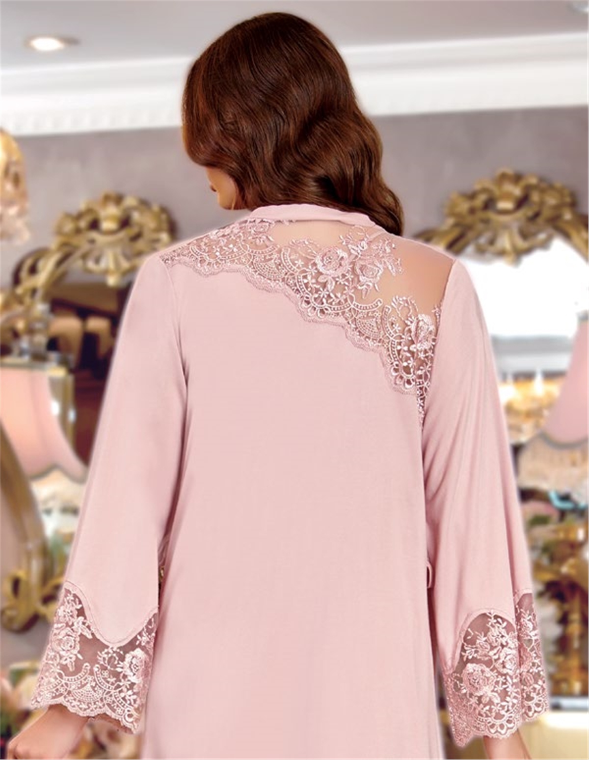 Jeremi 120 Çeyizlik Penye 6lı Set-Pudra