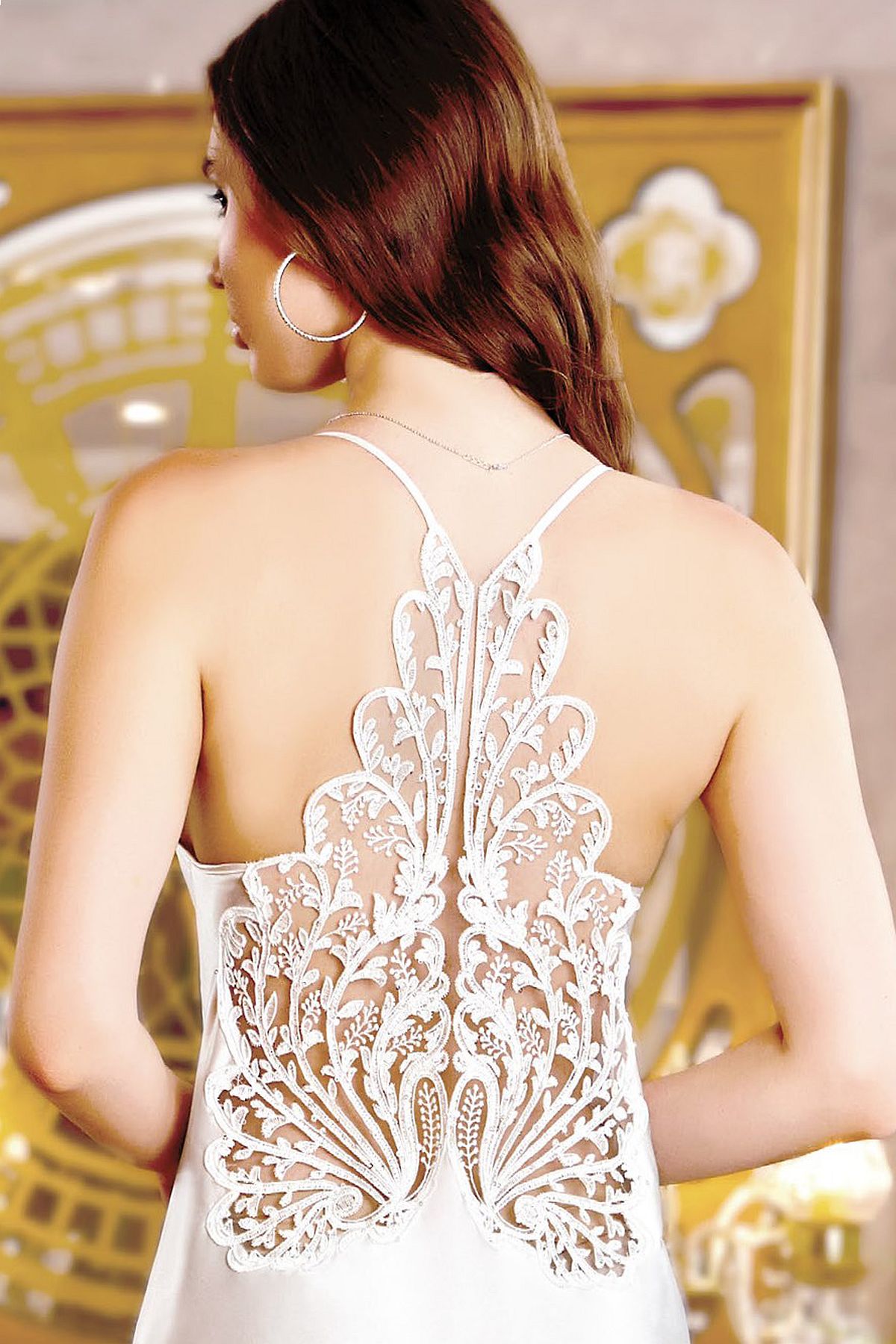 Jeremi 255 Çeyizlik Saten 6lı Set-Ekru