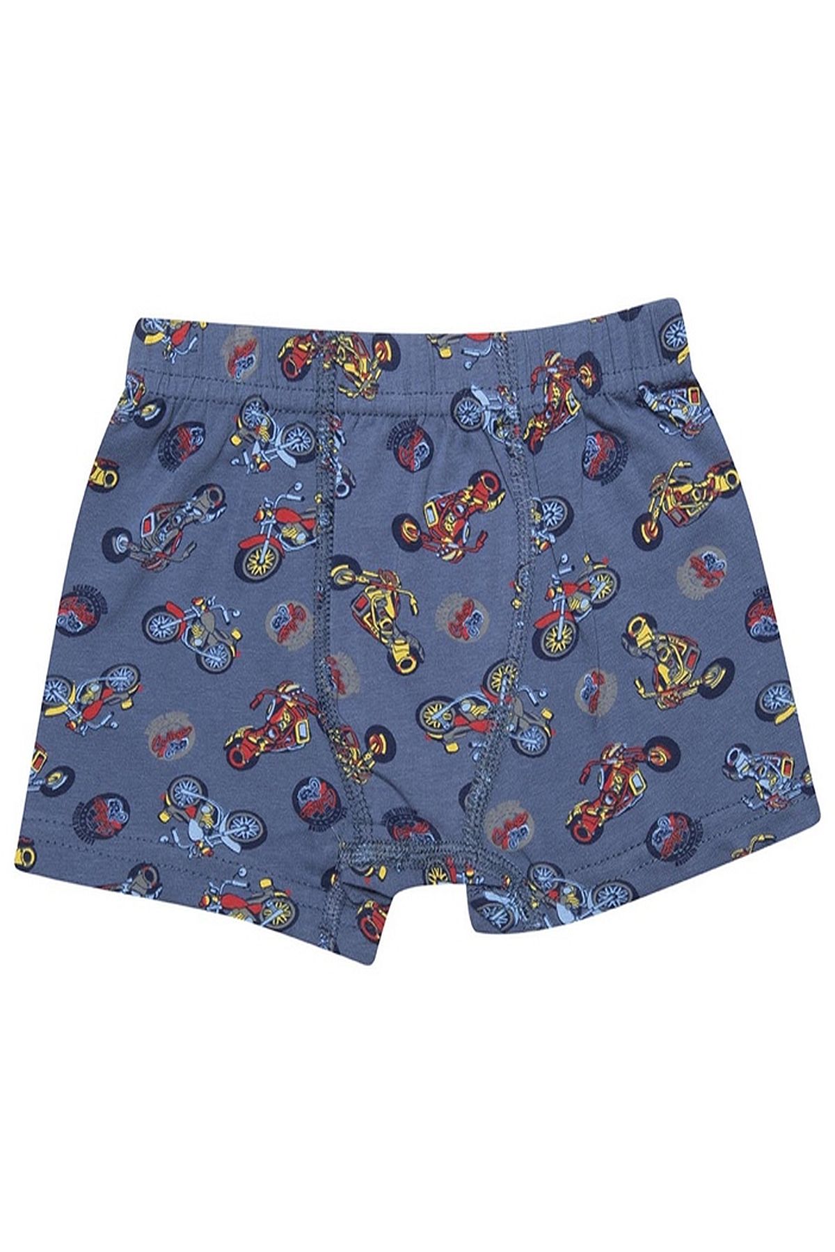 Kota 1013x12 Erkek Çocuk 12li Likralı Karışık Desen Boxer-Renkli