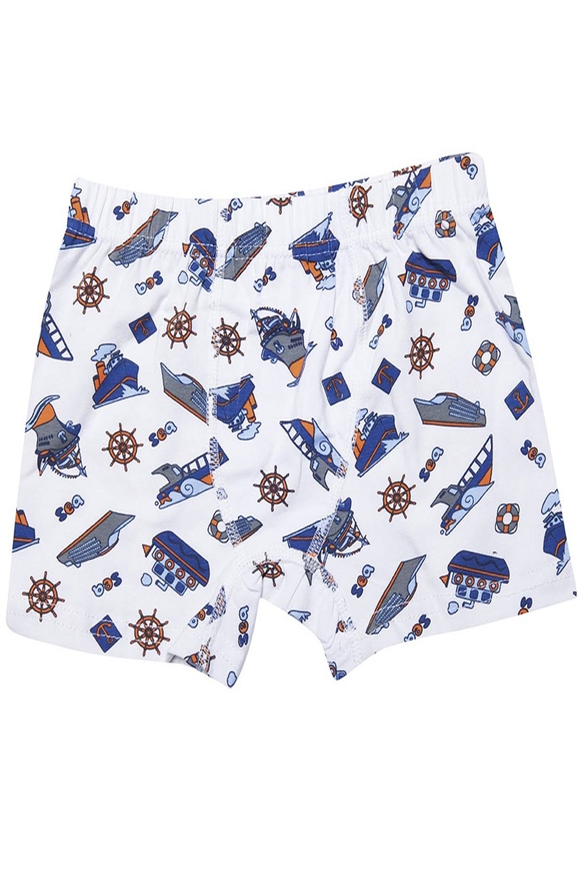 Kota 1013x12 Erkek Çocuk 12li Likralı Karışık Desen Boxer-Renkli