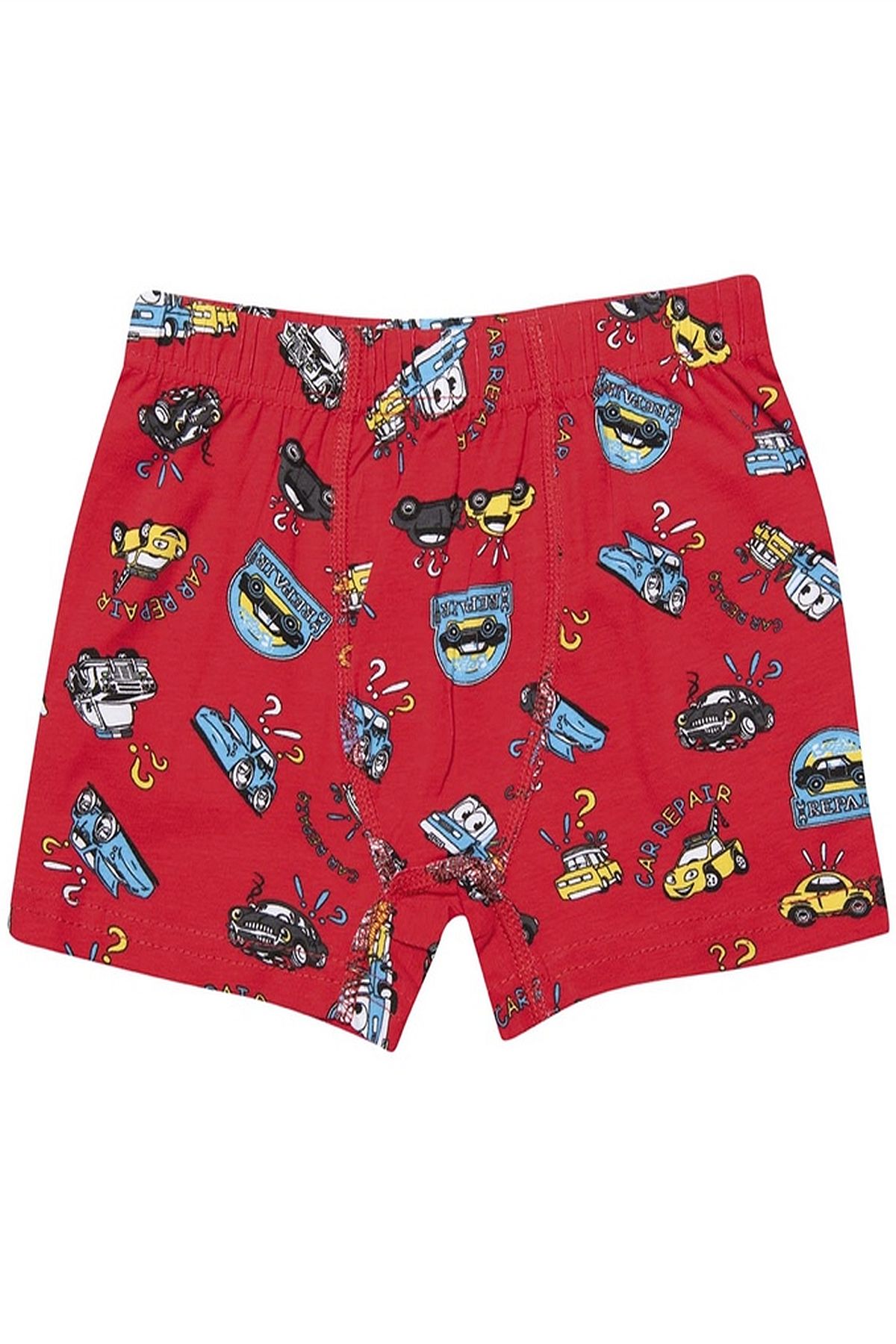 Kota 1013x12 Erkek Çocuk 12li Likralı Karışık Desen Boxer-Renkli