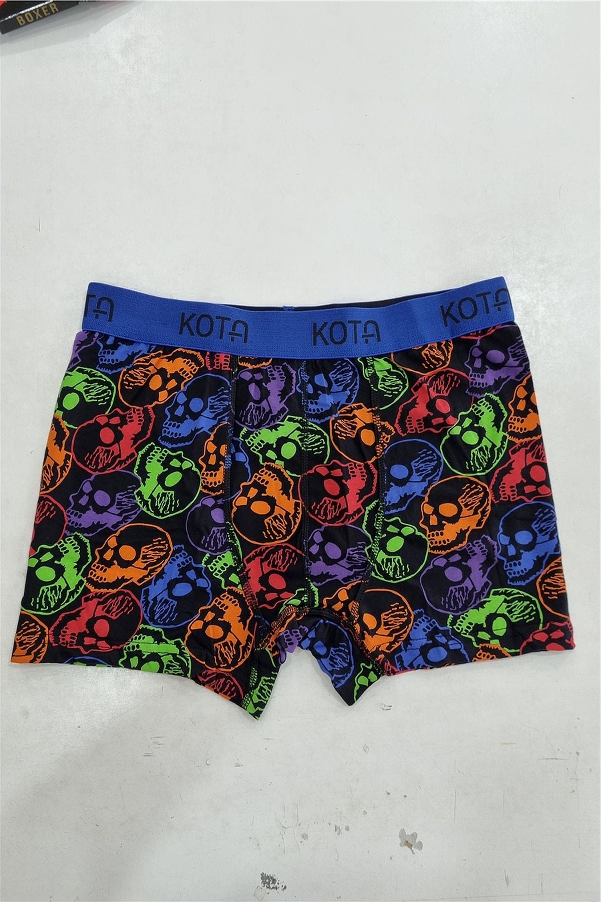 Kota 1015X6 Erkek 6lı Karışık Desen Boxer-Renkli