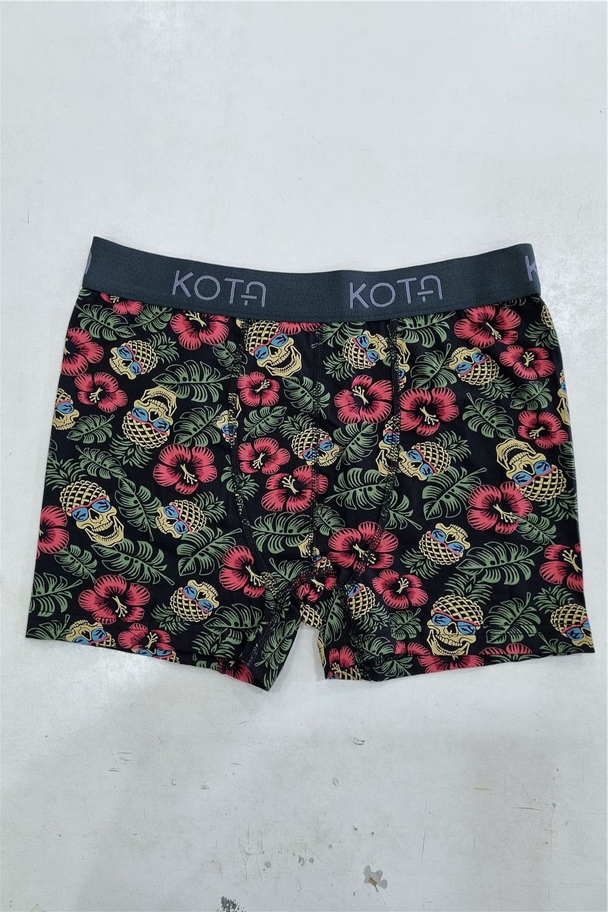 Kota 1015X6 Erkek 6lı Karışık Desen Boxer-Renkli