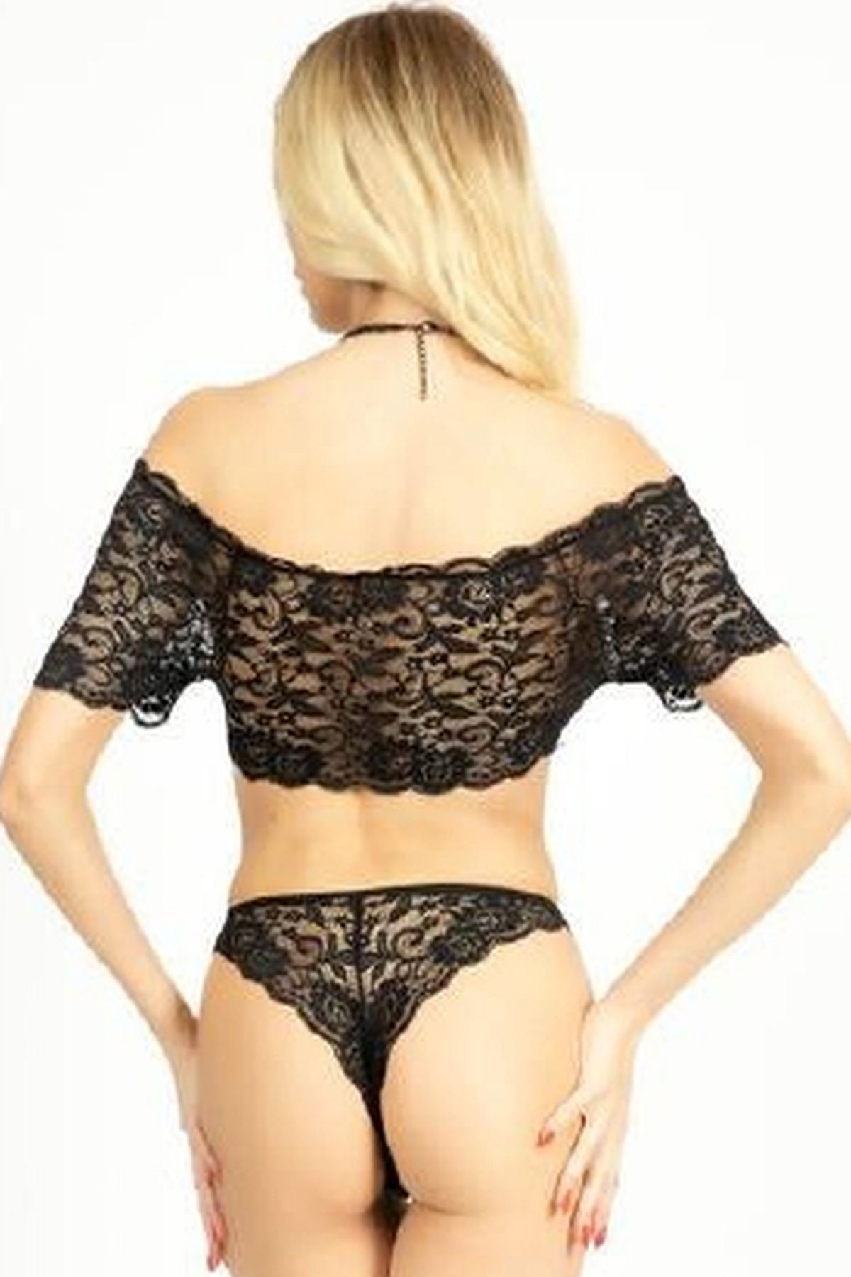 Loomerie 811 Kadın Fantezi İkili Takım-Siyah