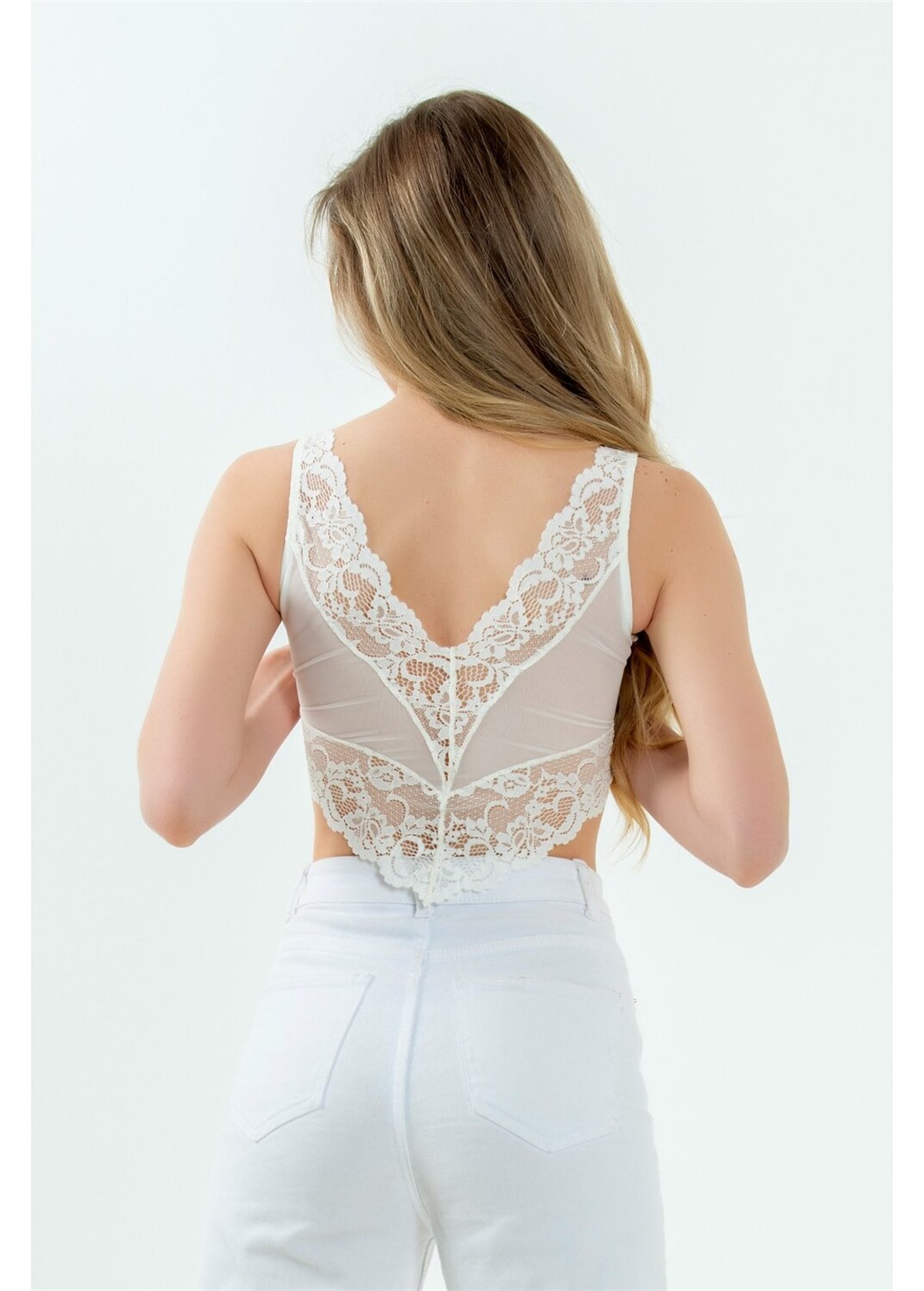 Magic Form 1470 Dantel Bralette Sütyen - Ekru
