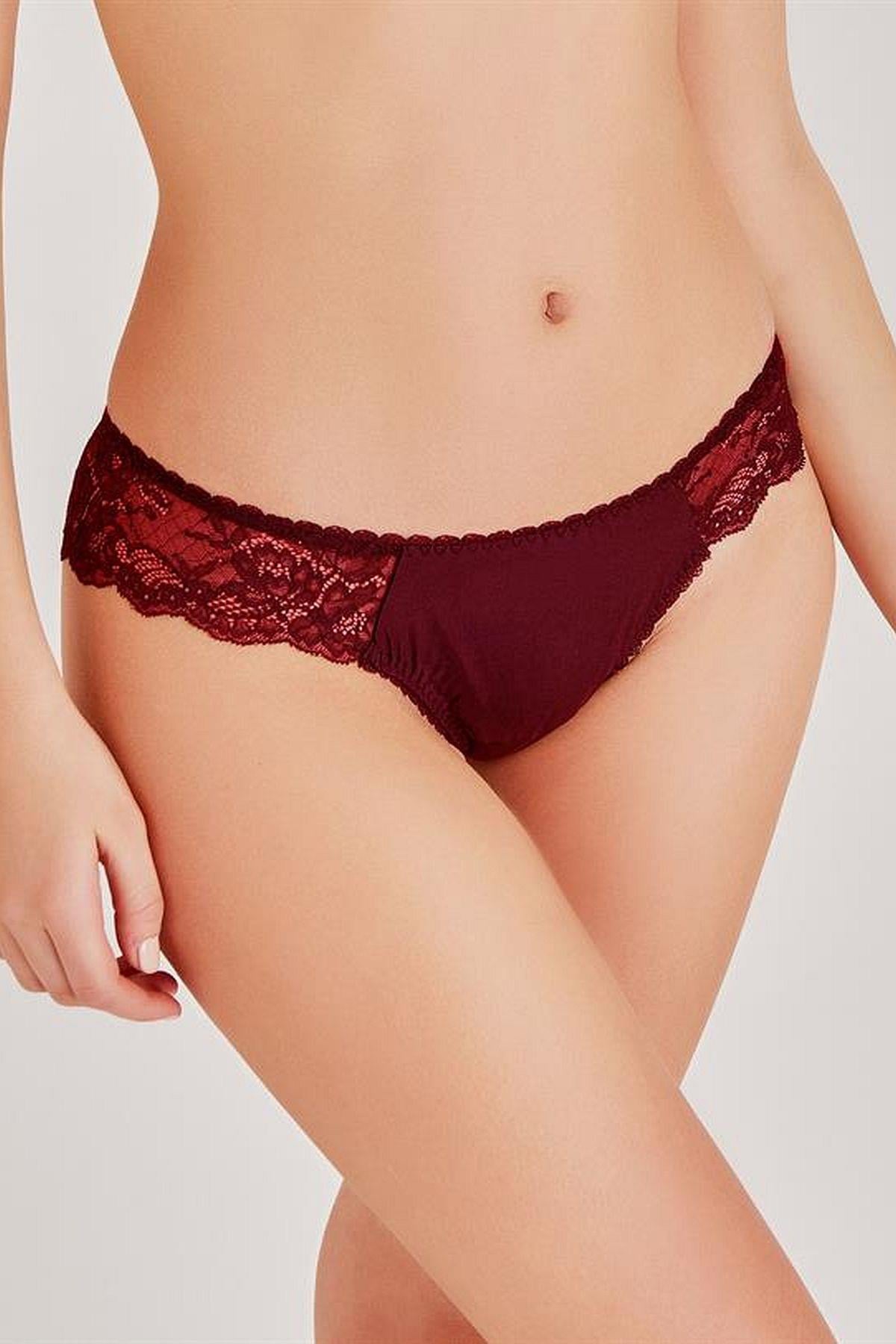 Magic Form 189 Kadın Brazilian Külot-Bordo