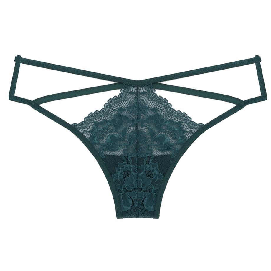 Magic Form 272 Dantelli Sexy Külot - Petrol Yeşili