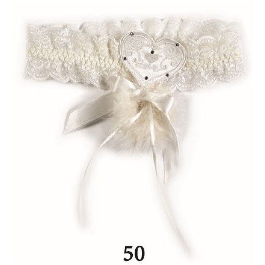 Magic Form 50 Dantel Bacak Bandı - Ekru