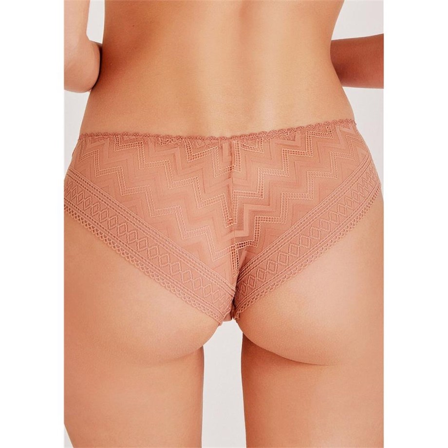 Magic Form 548 Zigzag Dantelli Normal Külot - Kiremit
