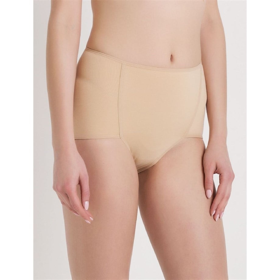 Magic Form 640 Penye Yüksek Bel Külot - Ten