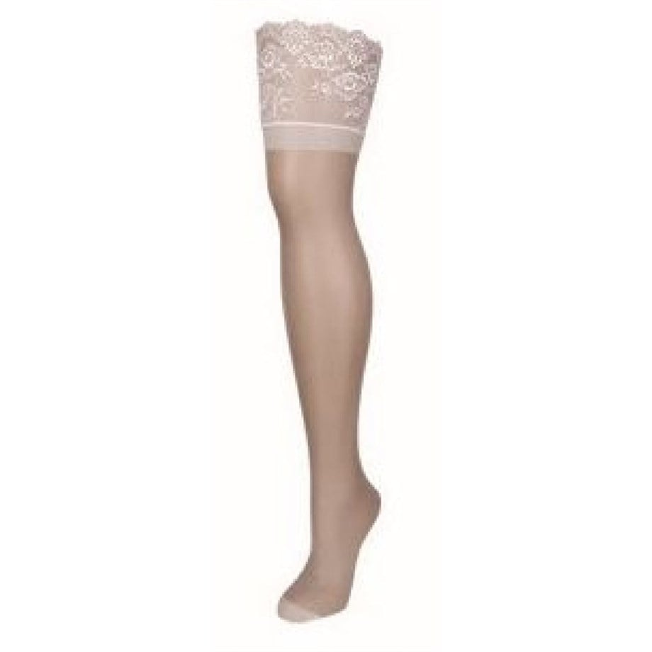 Magic Form 656 Dantelli Slikonsuz Jartiyer Çorabı - EkruJartiyerlerMagic Form