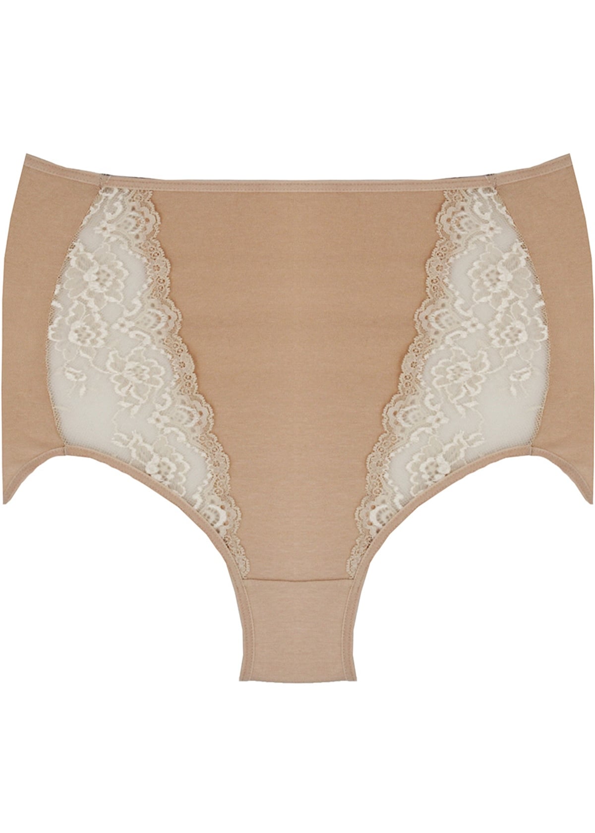 Magic Form 680 Dantelli Yüksel Bel Külot-Ten