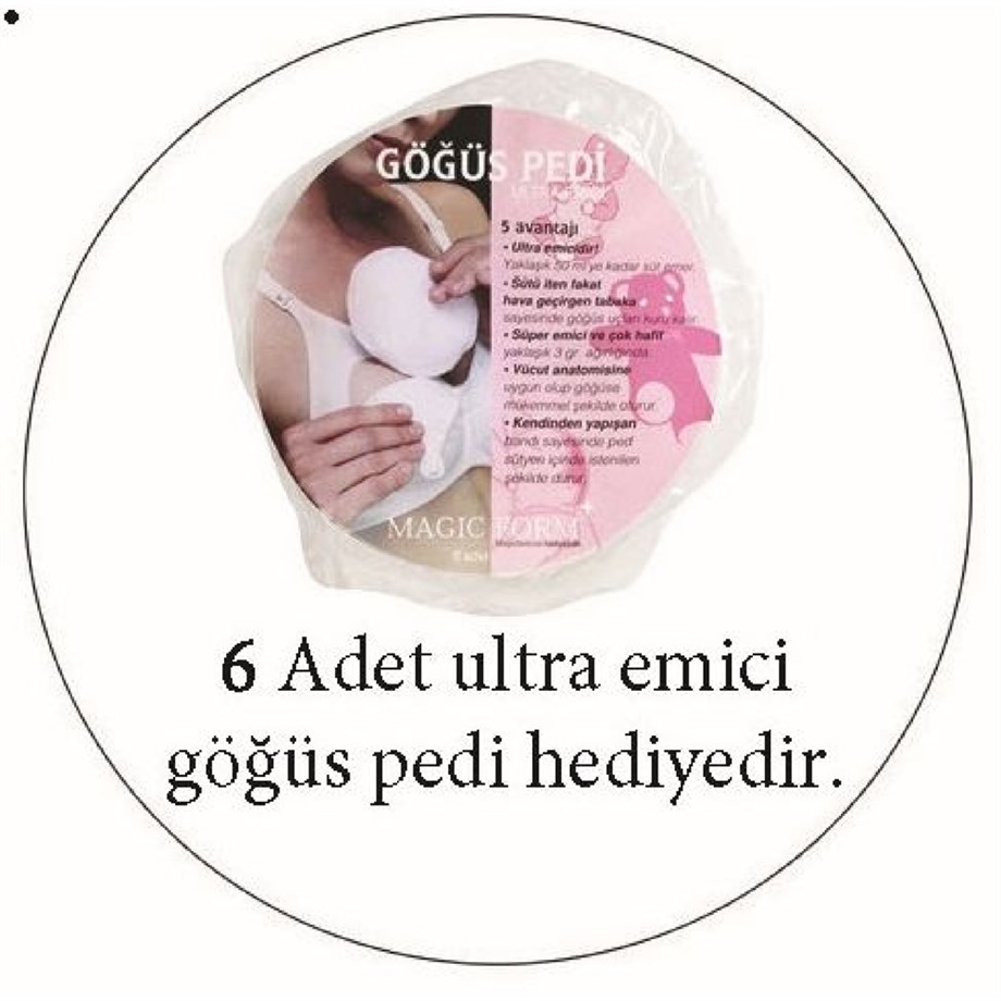 Magic Form 7861 Penye Kumaşlı Süngersiz Emzirme Sütyeni - Siyah