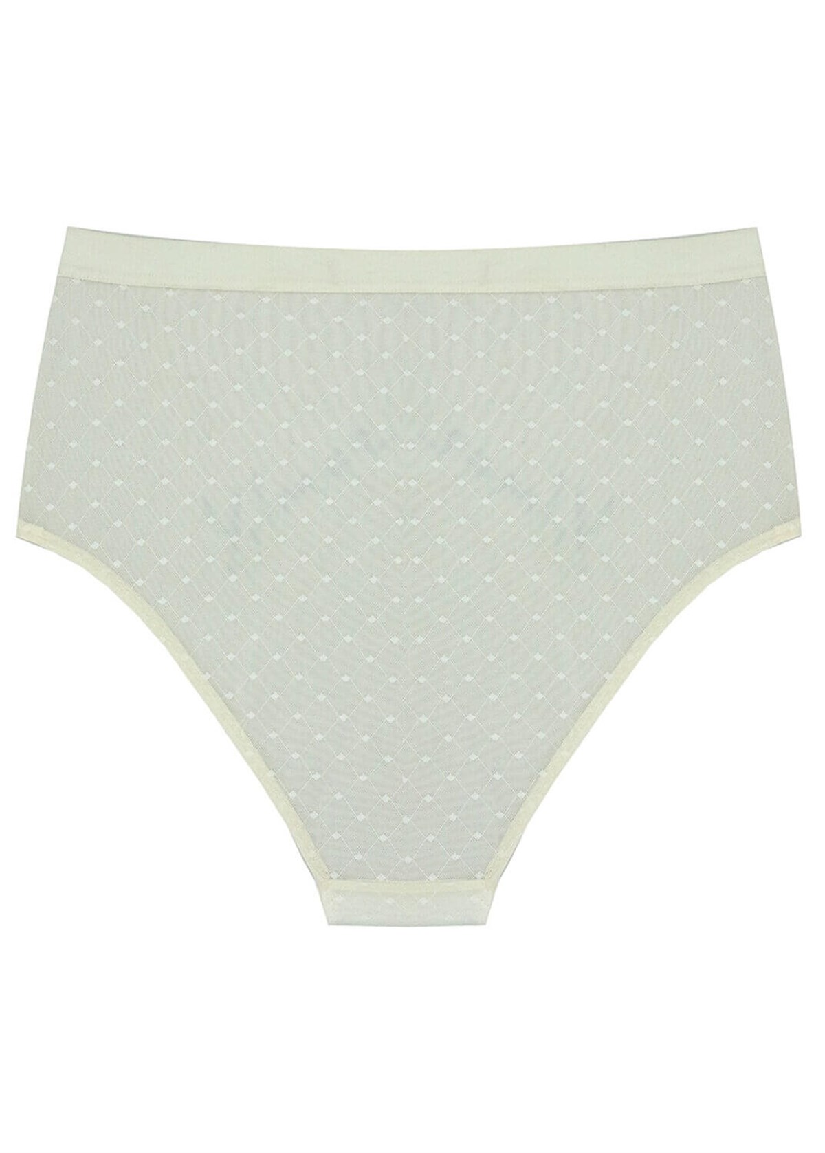 Magic Form 795 Kadın Dantelli Yüksek Bel Külot-Ekru