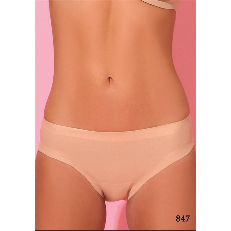 Magic Form 847 Seamfree Kumaşlı Dikişsiz Normal Külot - Ten