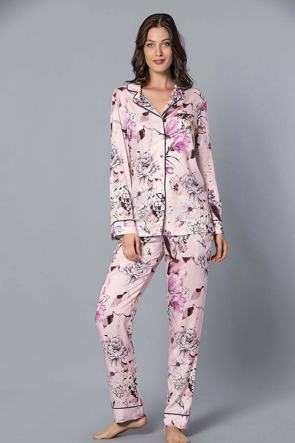 PijamalarMonamise 18401 Uzun Kollu Pijama Takım  | pijamapazari.comMonamise 18401 Uzun Kollu Pijama Takım  - Mor